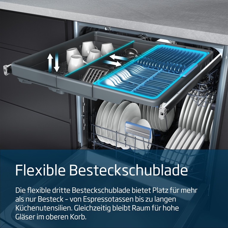 BEKO teilintegrierbarer Geschirrspüler »BDSN36561XP« 8,9 l 15 tlg. Maßgedecke