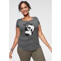 KangaROOS T-Shirt, mit niedlichem Pandaprint vorne und hinten