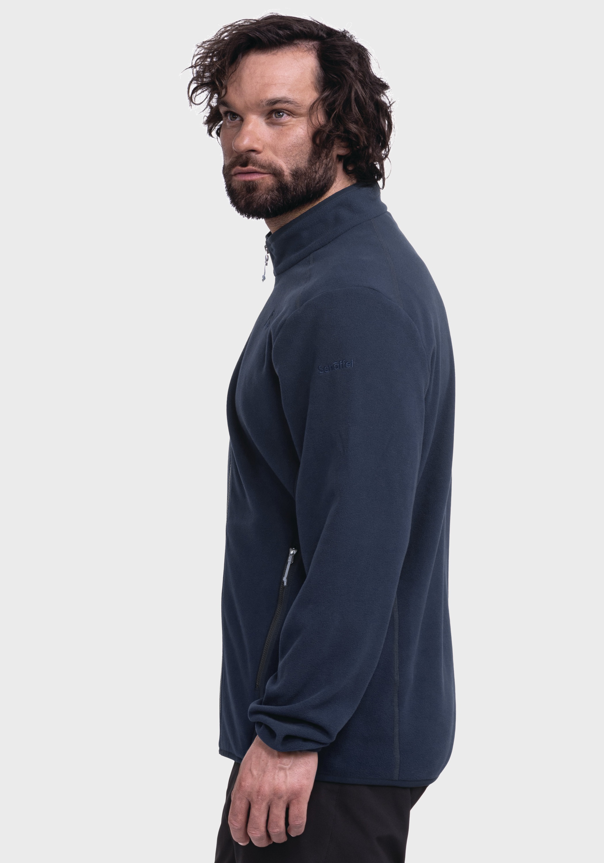 Schöffel Fleecejacke »Hiking Fleece Jk Style Ash MNS«, ohne Kapuze