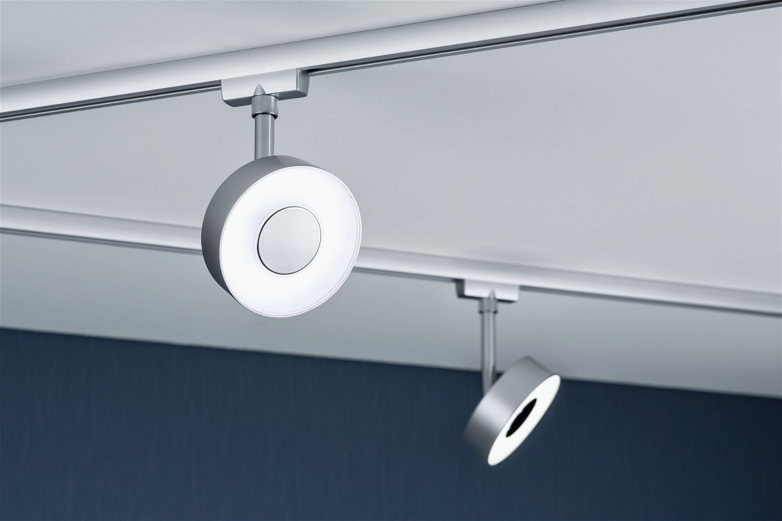 Paulmann Schienensystem-Leuchten »URail Schienenspot Circle Einzelspot 160lm 5W 4000K 230V Chrom matt«, dimmbar