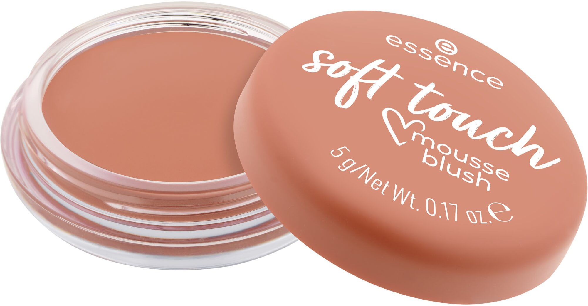 Essence Rouge »soft touch mousse blush«, (Set, 3 tlg.), Ebenmäßiger und matter Look, zartes Puder-Finish, variable Deckkraft.