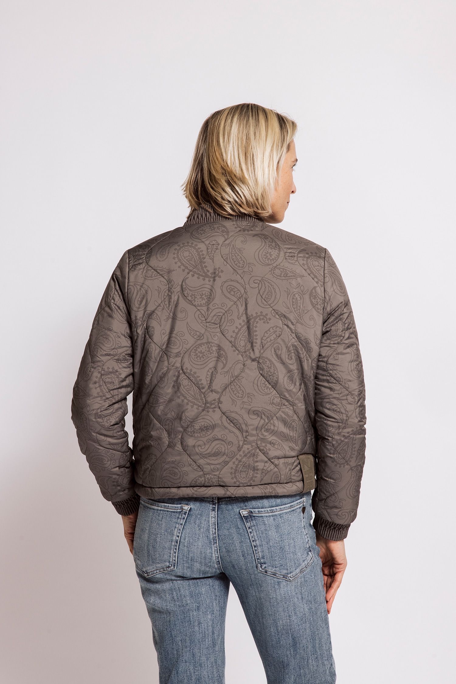 Zhrill Kurzblazer »SARAH« Blouson-Jacke im modernen Stil / Paisley-Muster / Reißverschluss