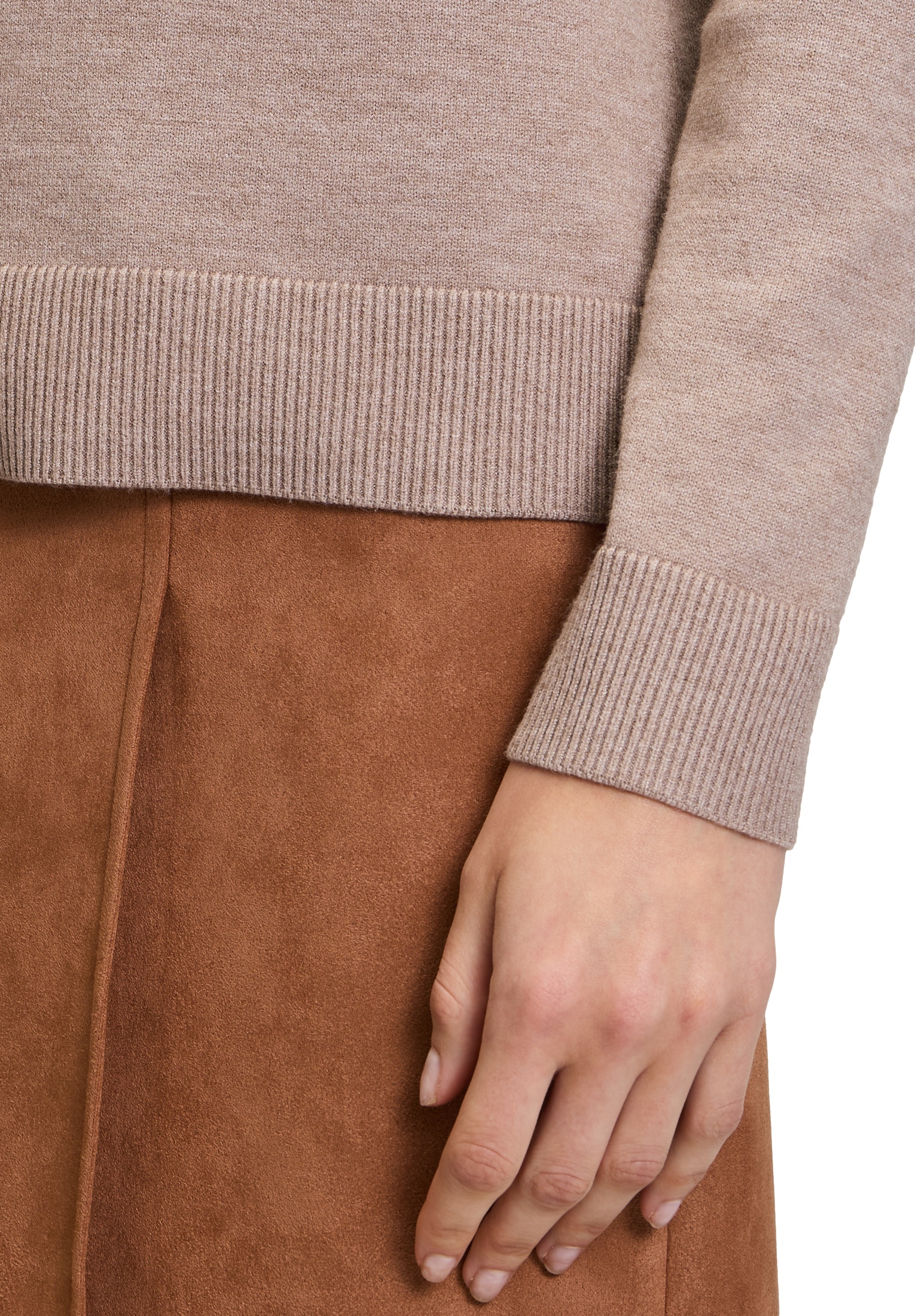 Betty Barclay Rundhalspullover »Basic-Strickpullover mit Rundhalsausschnitt«