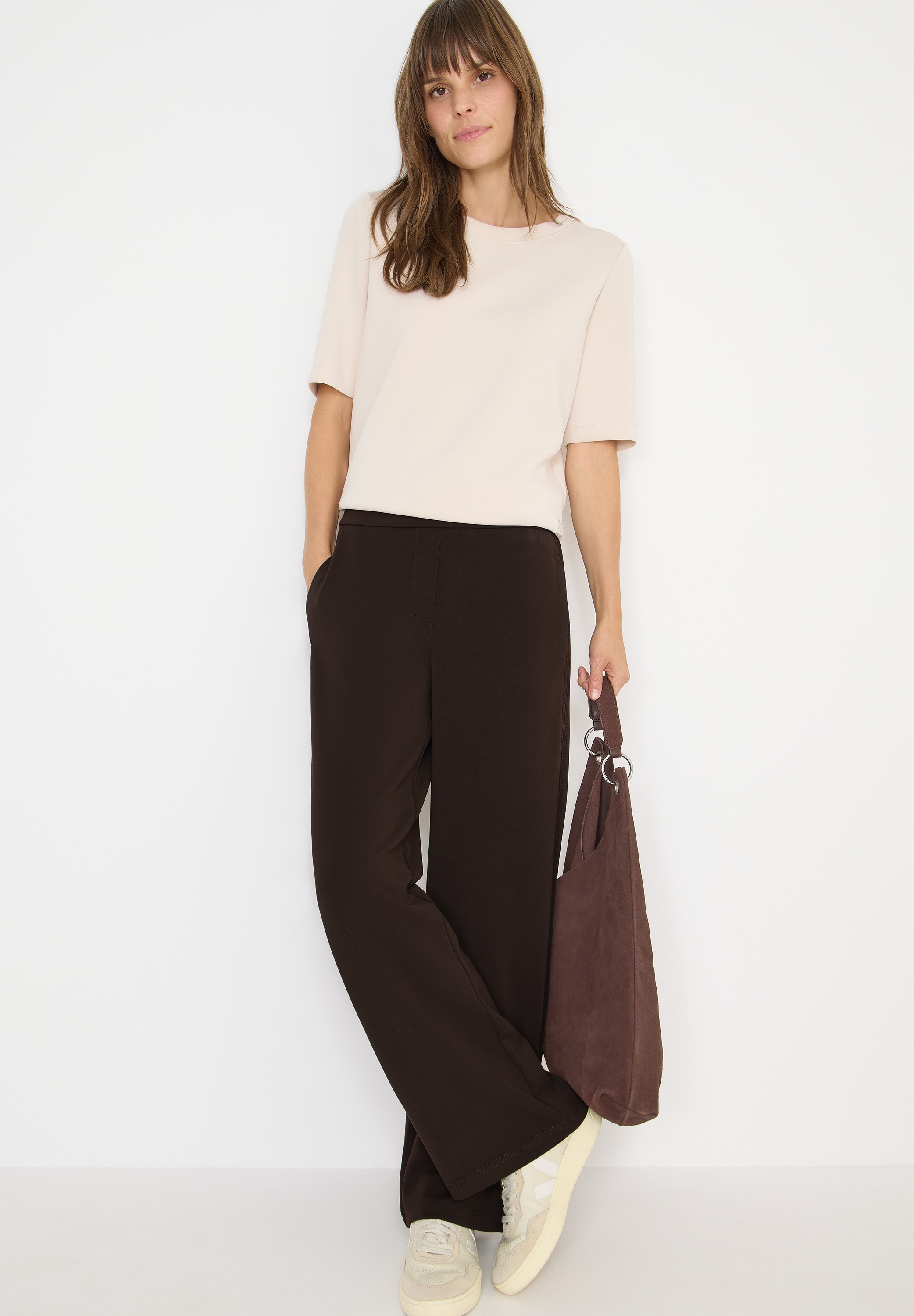 Cecil Stoffhose  mit Gallonstreifen