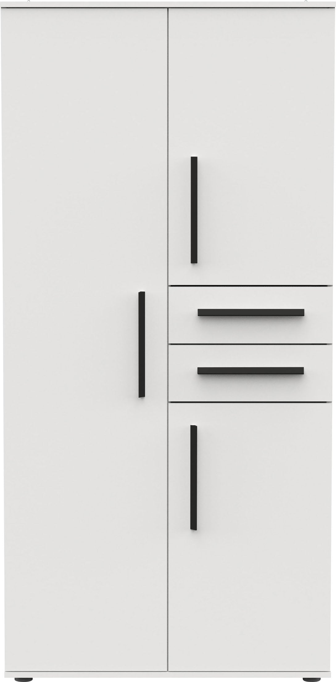 Demeyere GROUP Kleiderschrank »VERSATIL Schrank 2 Türen, 2 Schubladen«, (B/H/ T ca. 90x190cmx50cm)