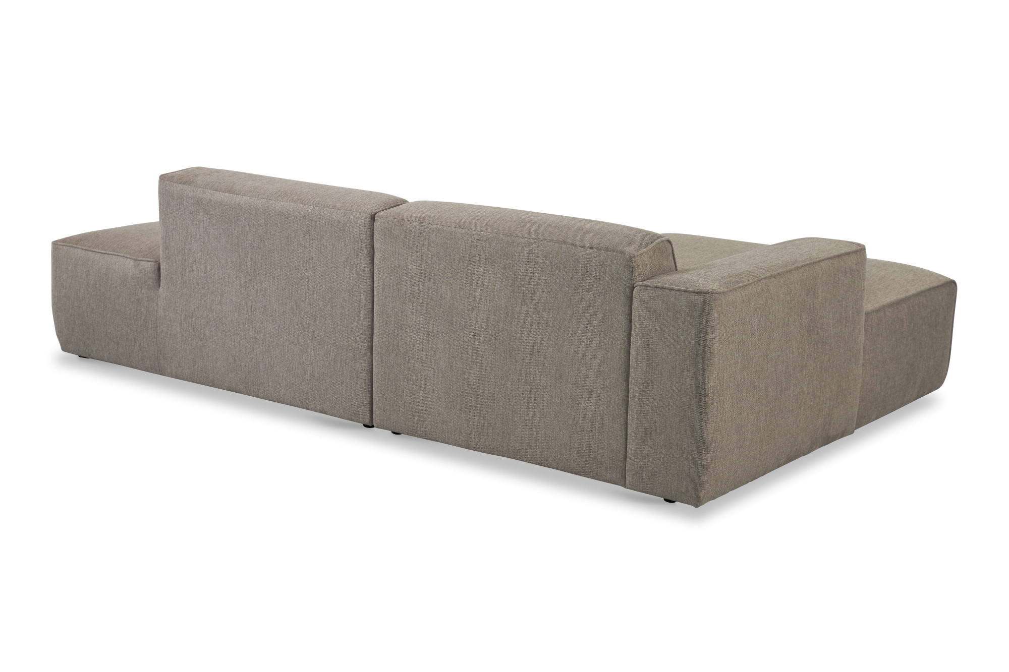 andas Ecksofa »Noord mit Kedernaht, Breite 227 cm, L-Form« Cord, Struktur, Webstoff, mit Wellenunterfederung, Massivholzrahmen