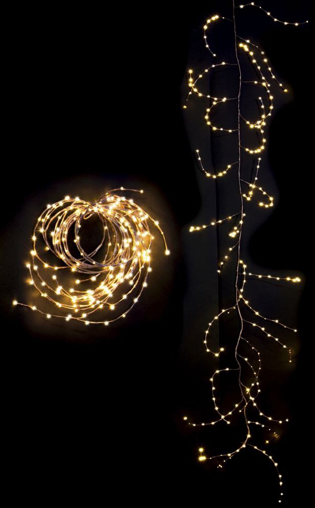 KONSTSMIDE LED-Lichterkette »Weihnachtsdeko aussen«, variabel als Lichterkranz/Lichtergirlande, 240 warmweiße Dioden