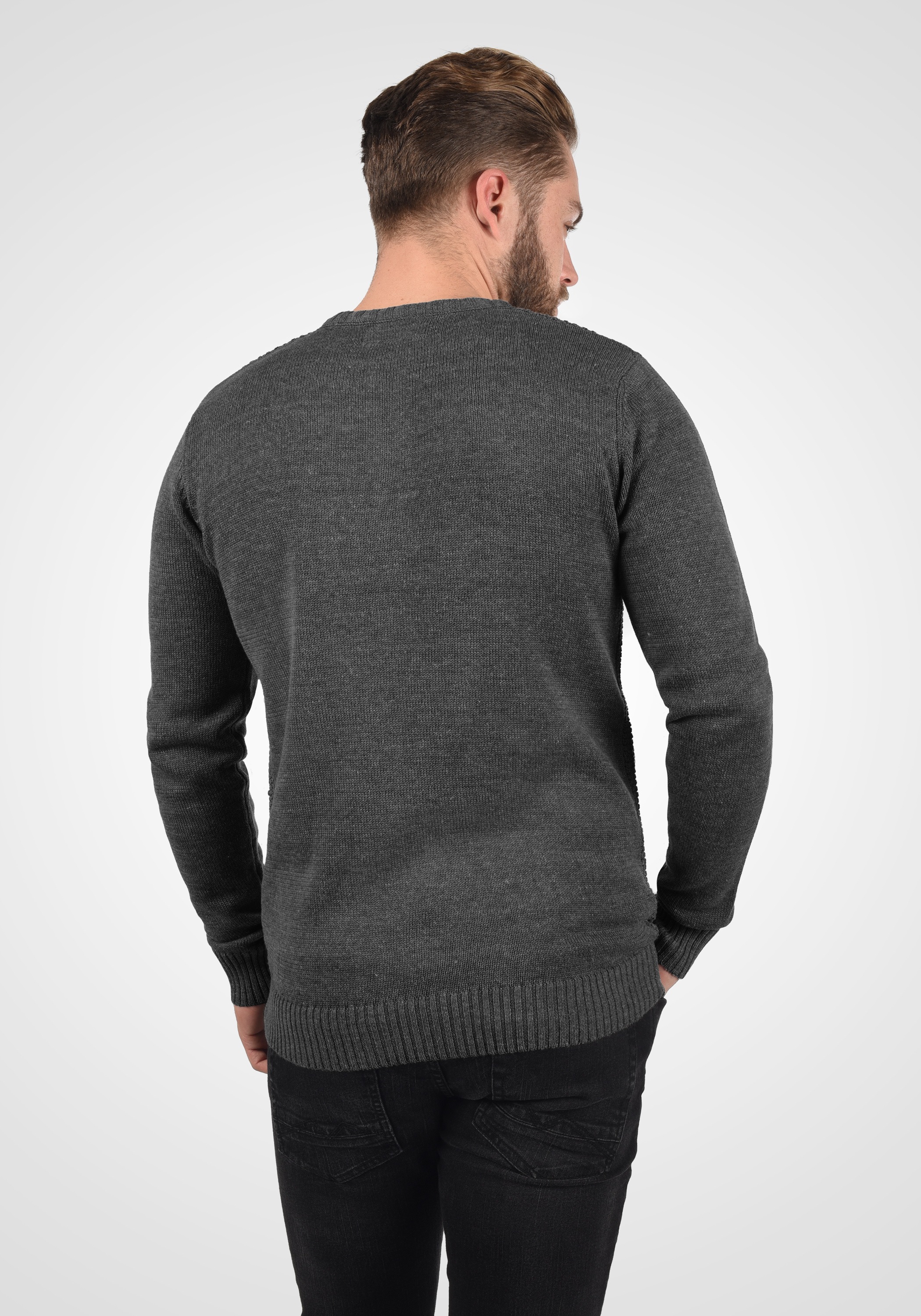 !Solid Strickfleece-Pullover »Strickpullover SDTerrance«