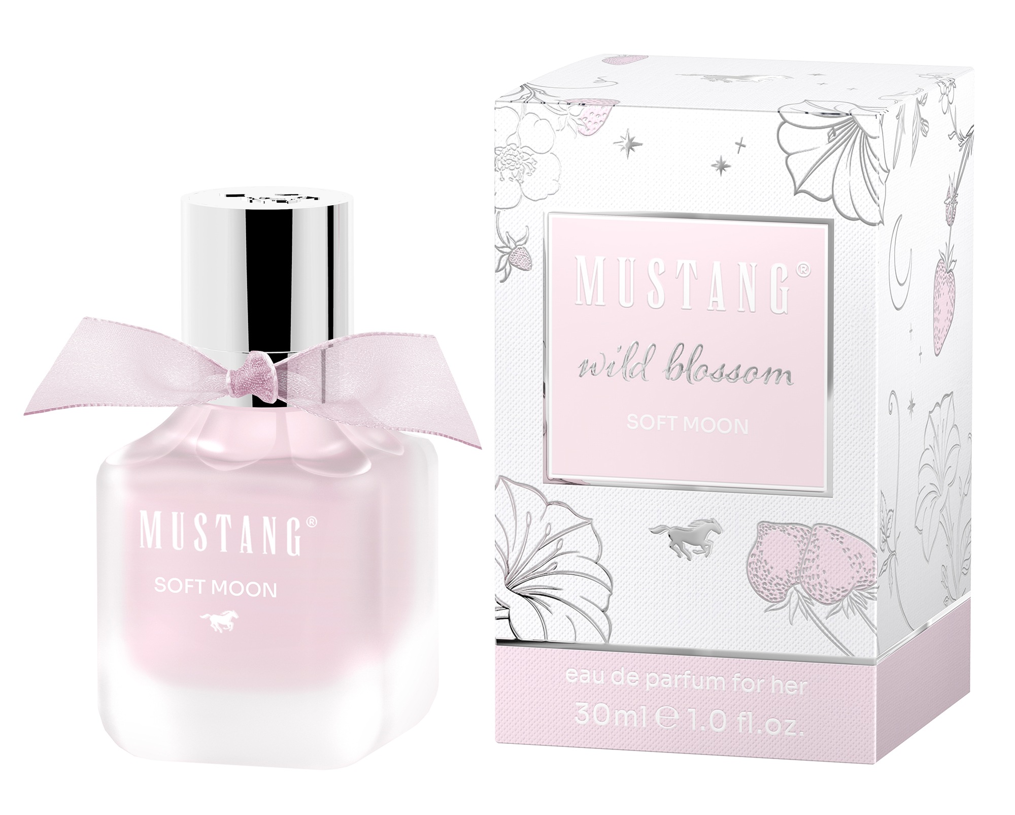 MUSTANG Eau de Parfum »wild blossom SOFT MOON« flüssig, 30 ml Inhalt, für Damen