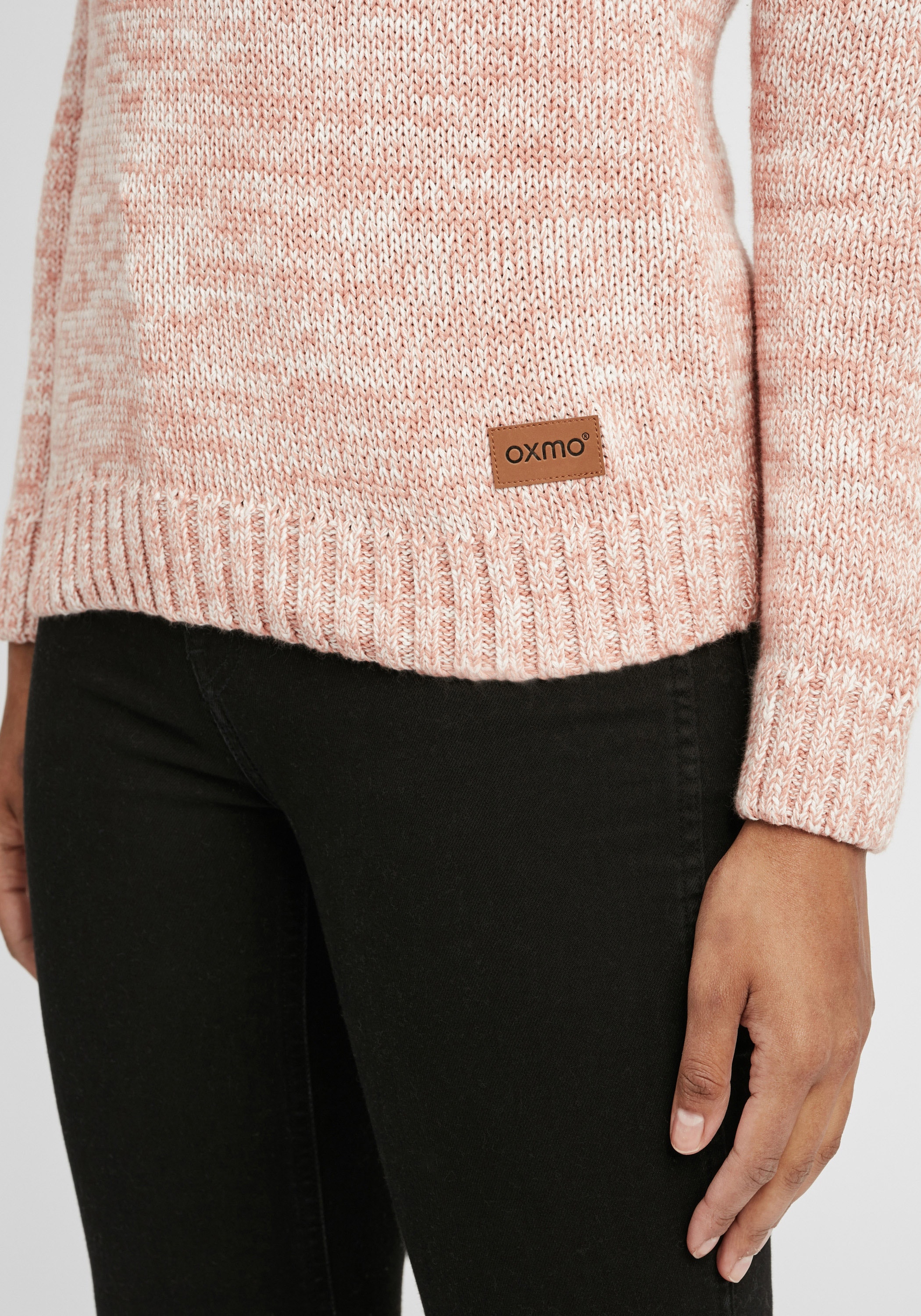 OXMO Strickfleece-Pullover »Strickpullover OXPhiklicita«