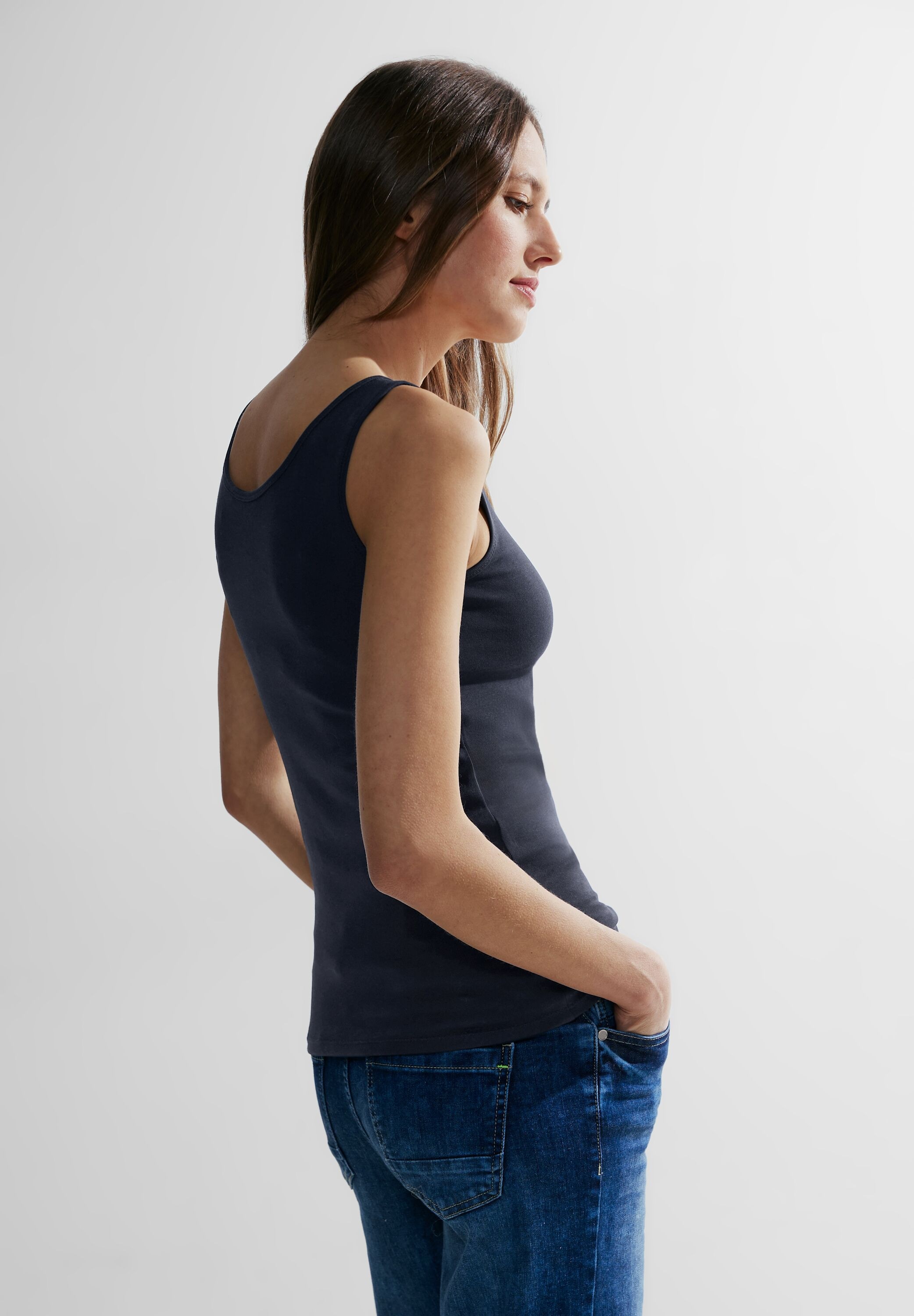 Cecil Tanktop »Style Linda«, in Unifarbe