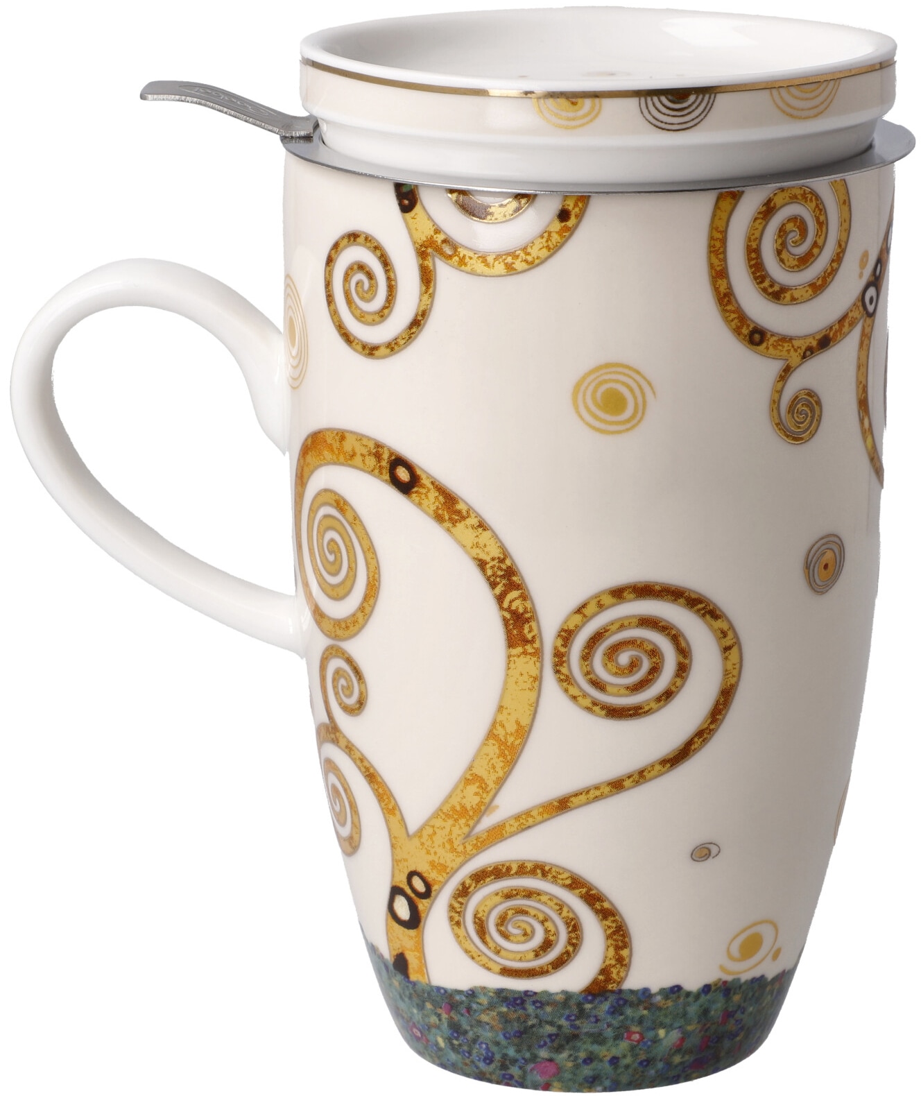 Goebel Teetasse Metall, Klimt OTTO »Klimt«, Der Tasse bei Gustav Orbis, Kuss bestellen Artis online mit Deckel/Sieb, -