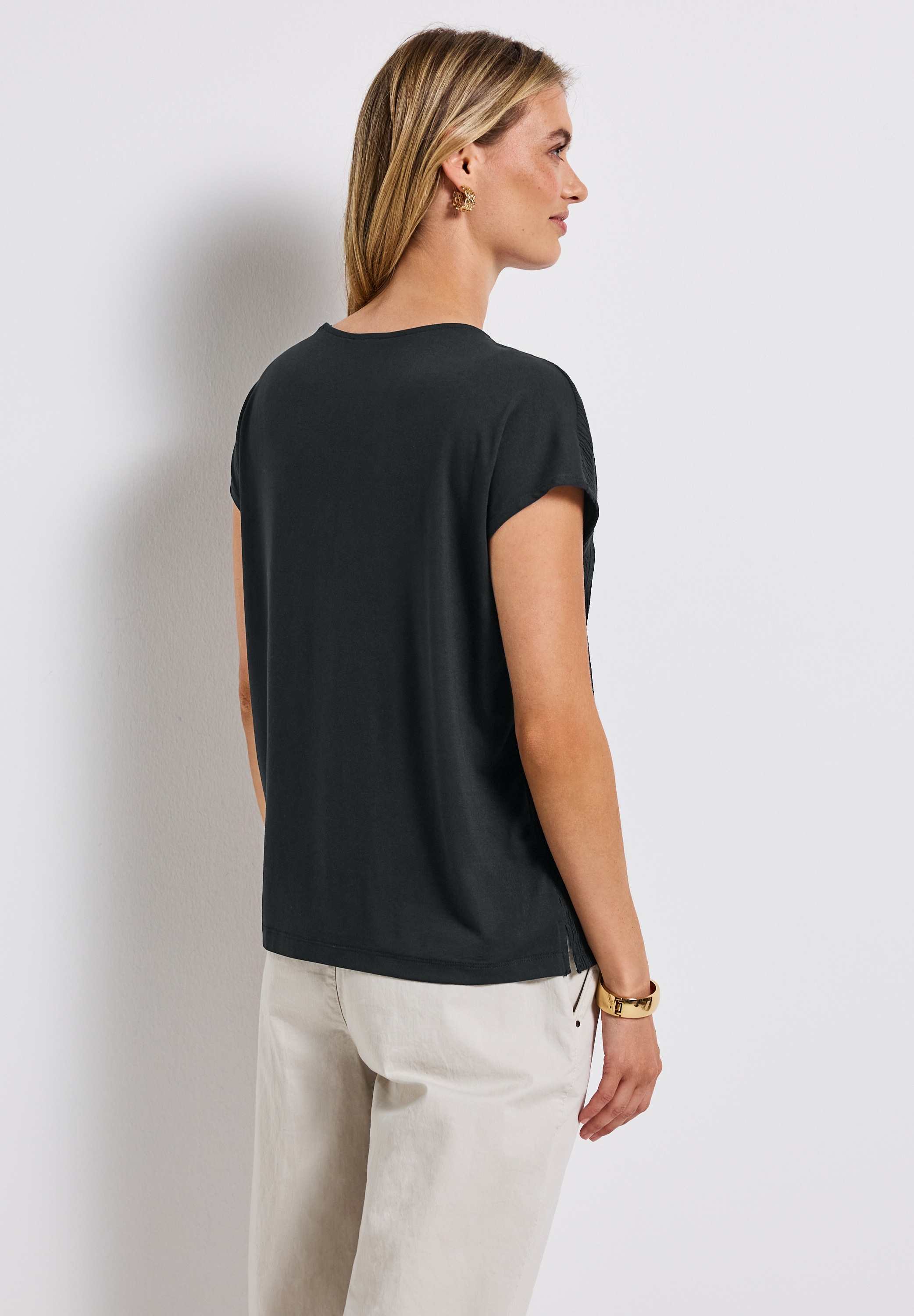 STREET ONE Shirttop, mit Struktur