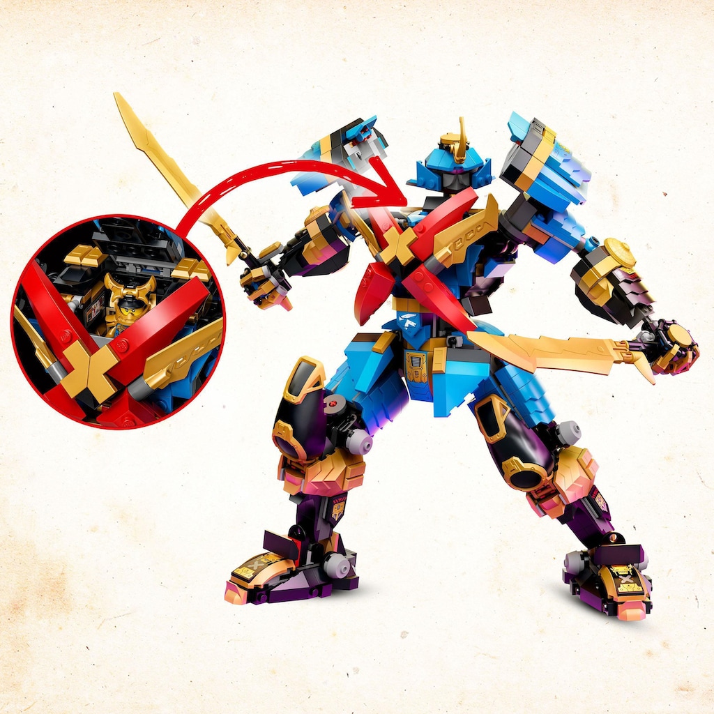 LEGO® Konstruktionsspielsteine »Nyas Samurai-X-Mech (71775), LEGO® NINJAGO«, (1003 St.), Made in Europe