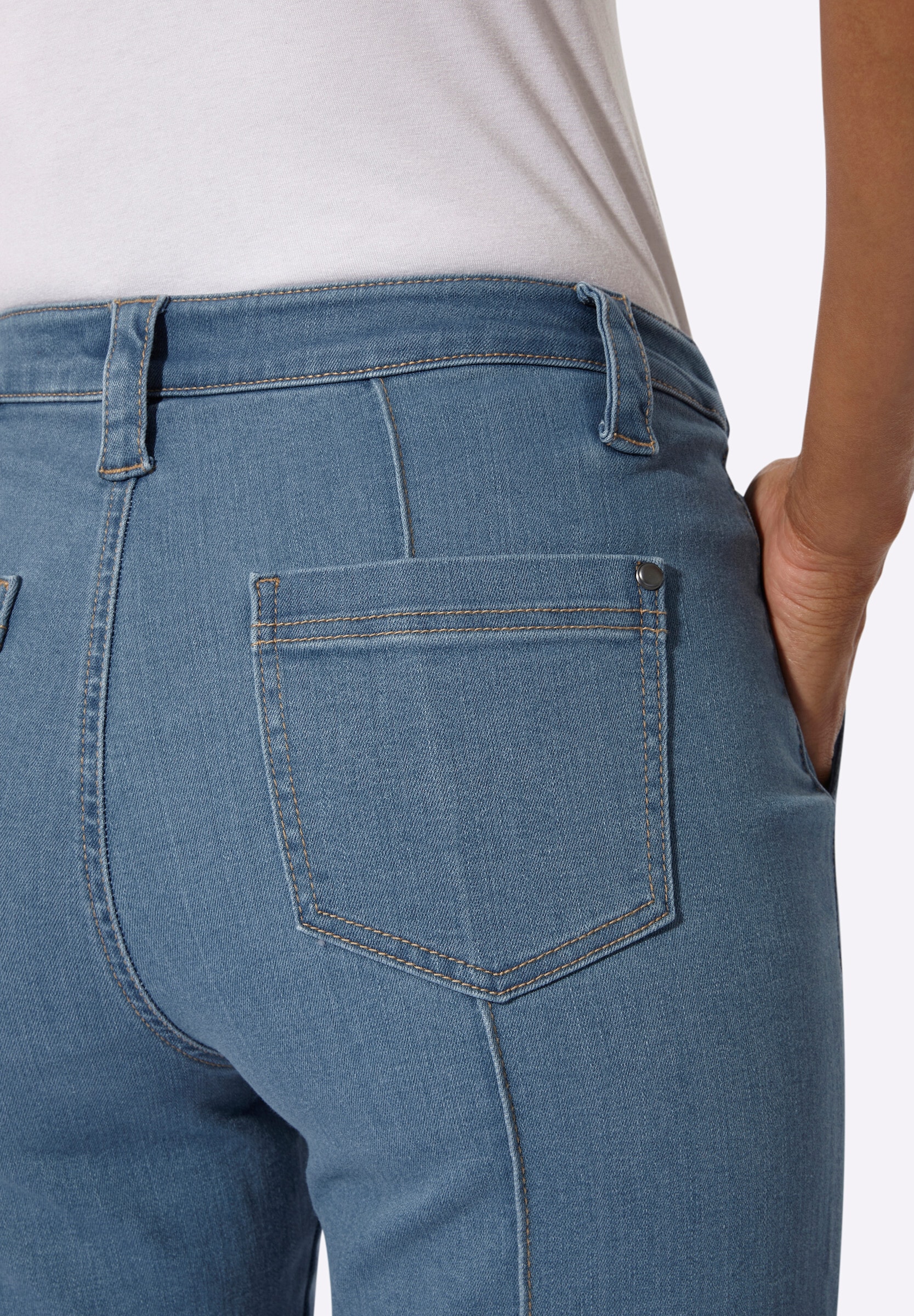 creation L Bootcut-Jeans »Jeans Bootcut-Jeans mit Biesen«