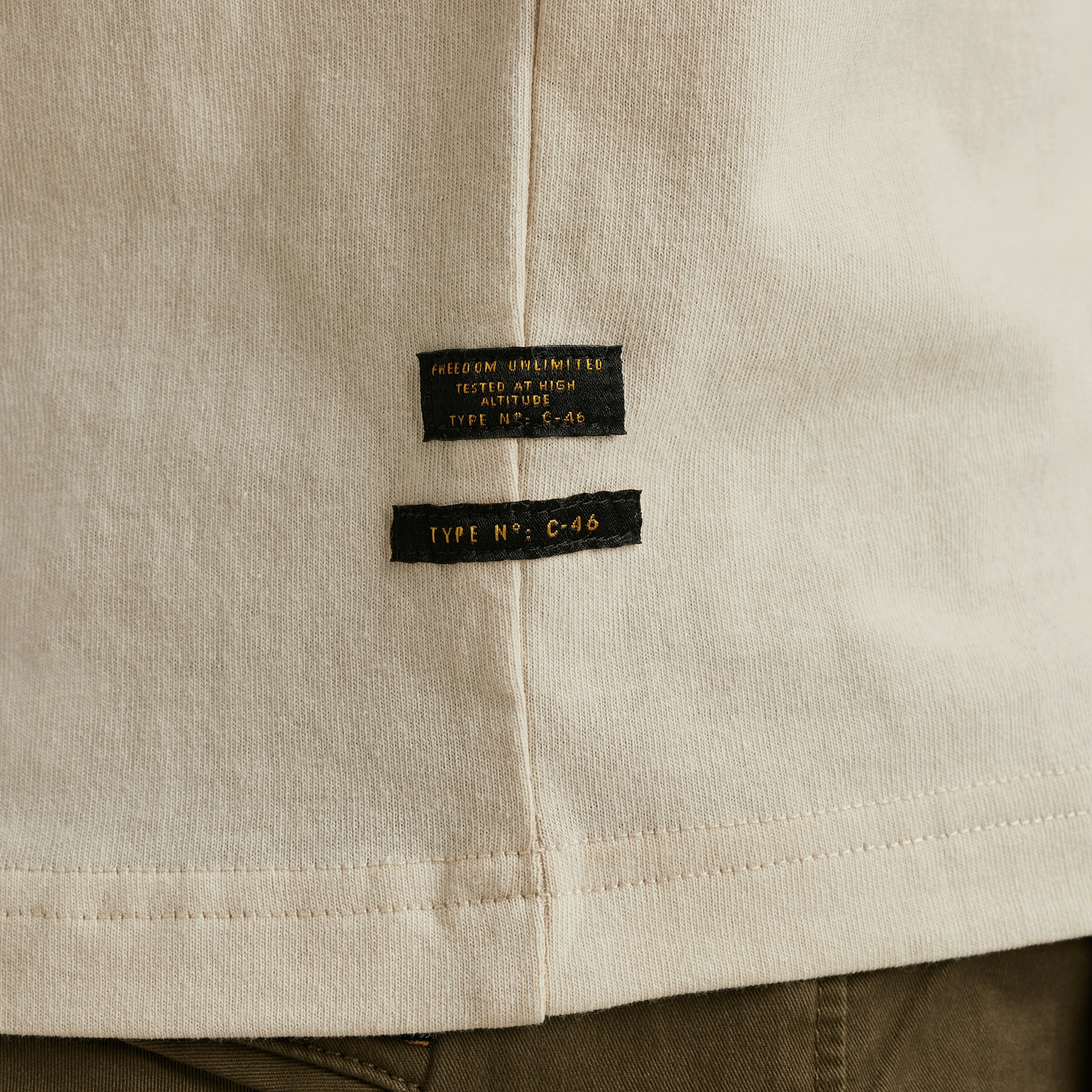 PME LEGEND T-Shirt »Short sleeve r-neck open end jersey«, mit Logo-Print