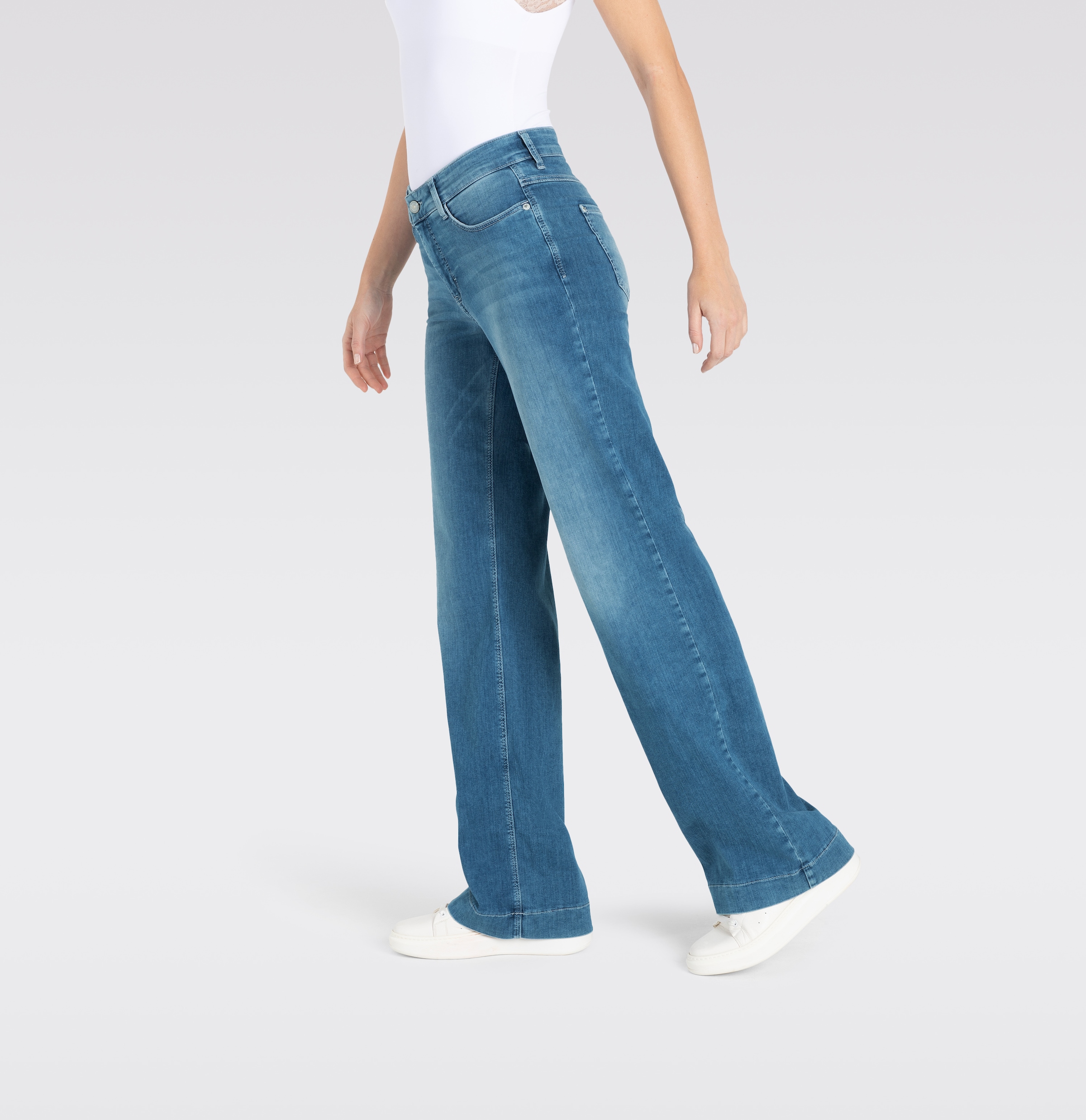 MAC Weite Jeans »DREAM WIDE«, mit weitem Bein-Stretch