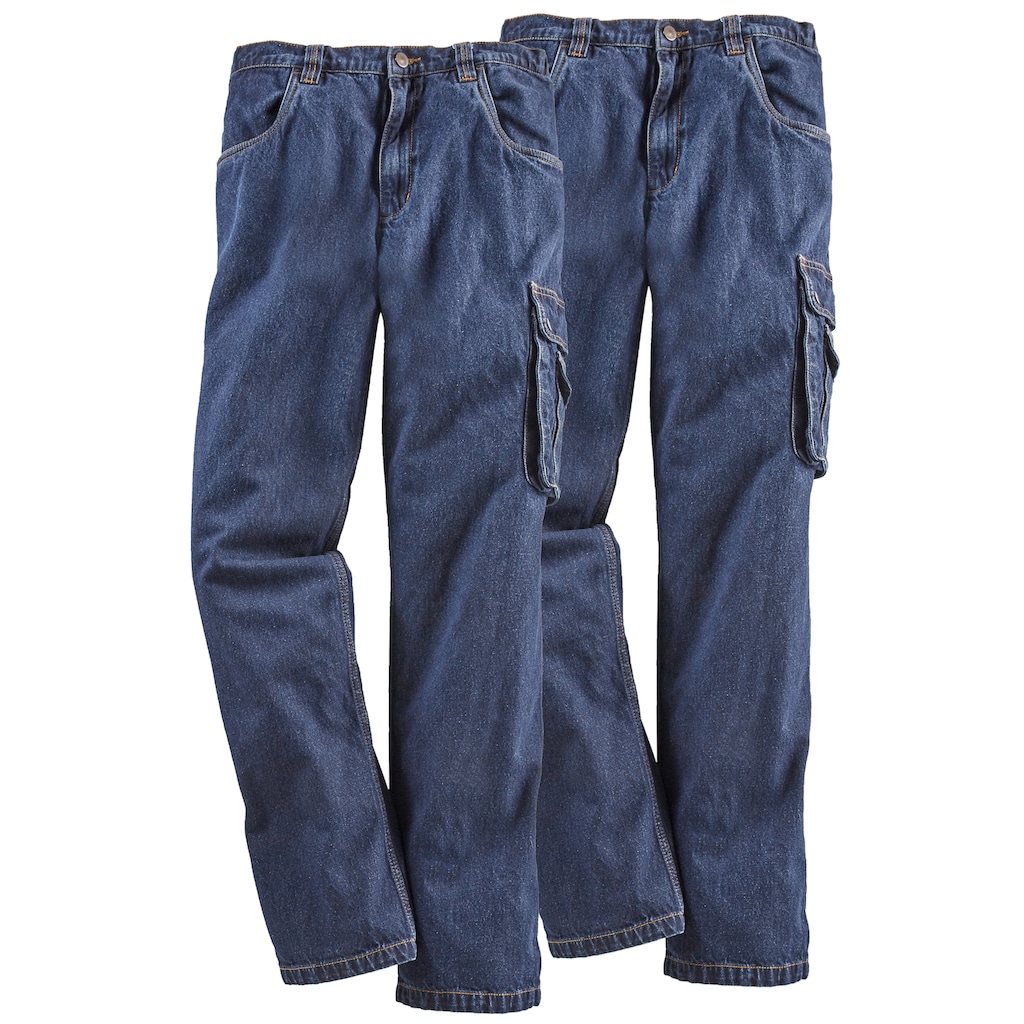 Northern Country Arbeitshose »Jeans Worker«, (2 tlg., 2er-Pack), mit dehnbarem Bund