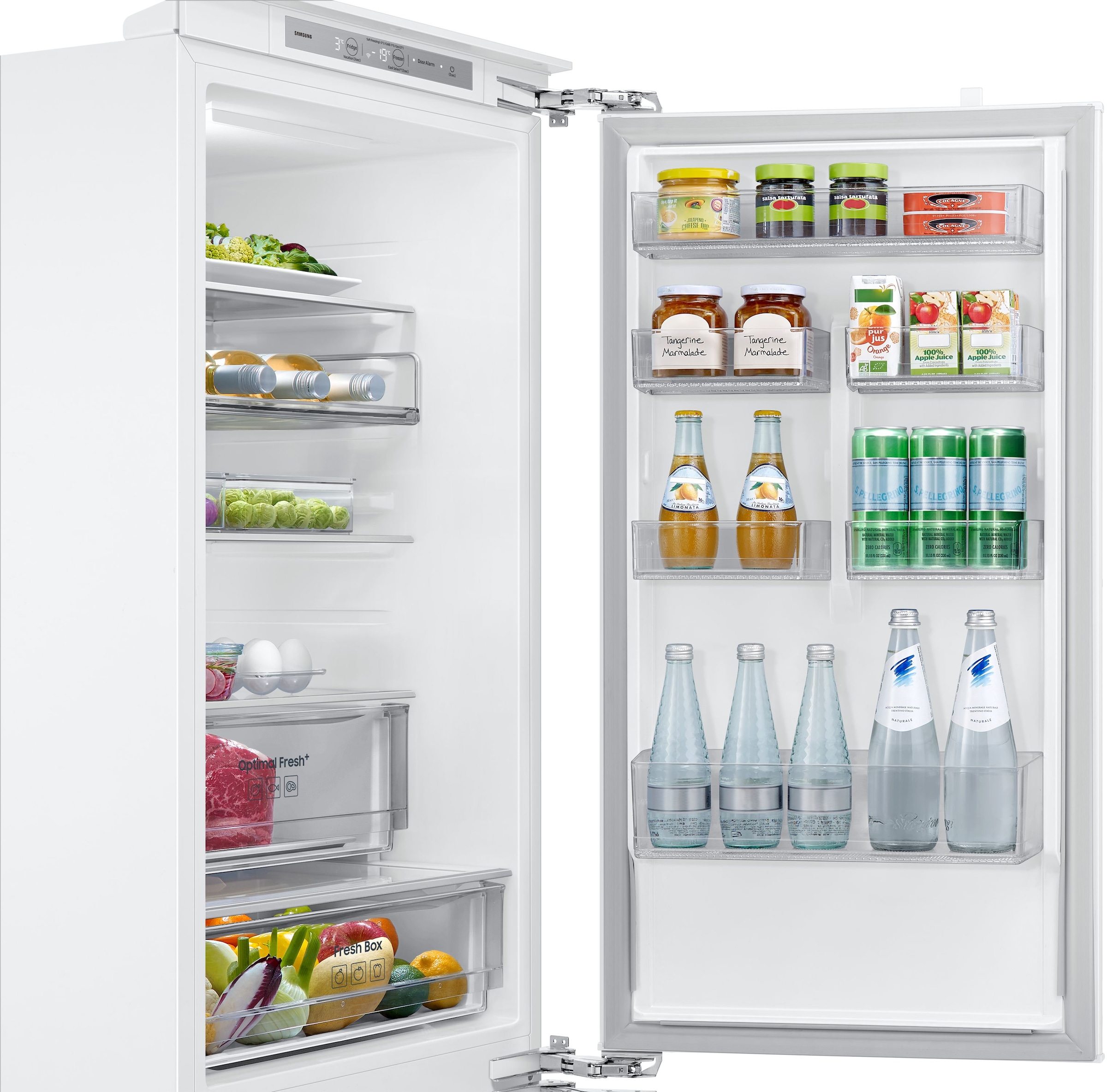 Samsung Einbaukühlgefrierkombination BRB8OF »BRB80F26ACFO«, Optimal Fresh+ - Langanhaltende Frische für Fleisch und Fisch