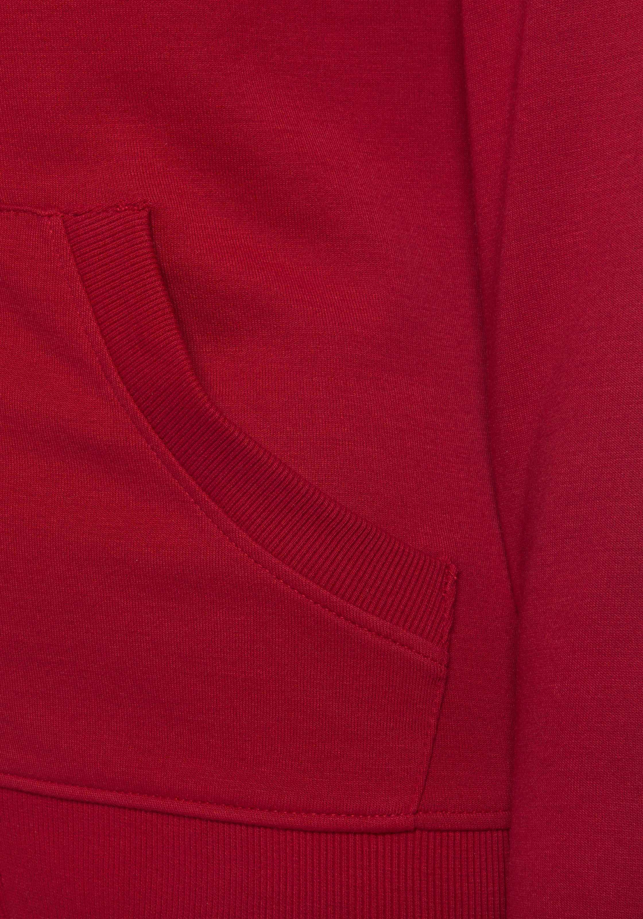 H.I.S Kapuzensweatjacke, Loungejacke mit Kapuze und seitlichen Taschen, Loungewear
