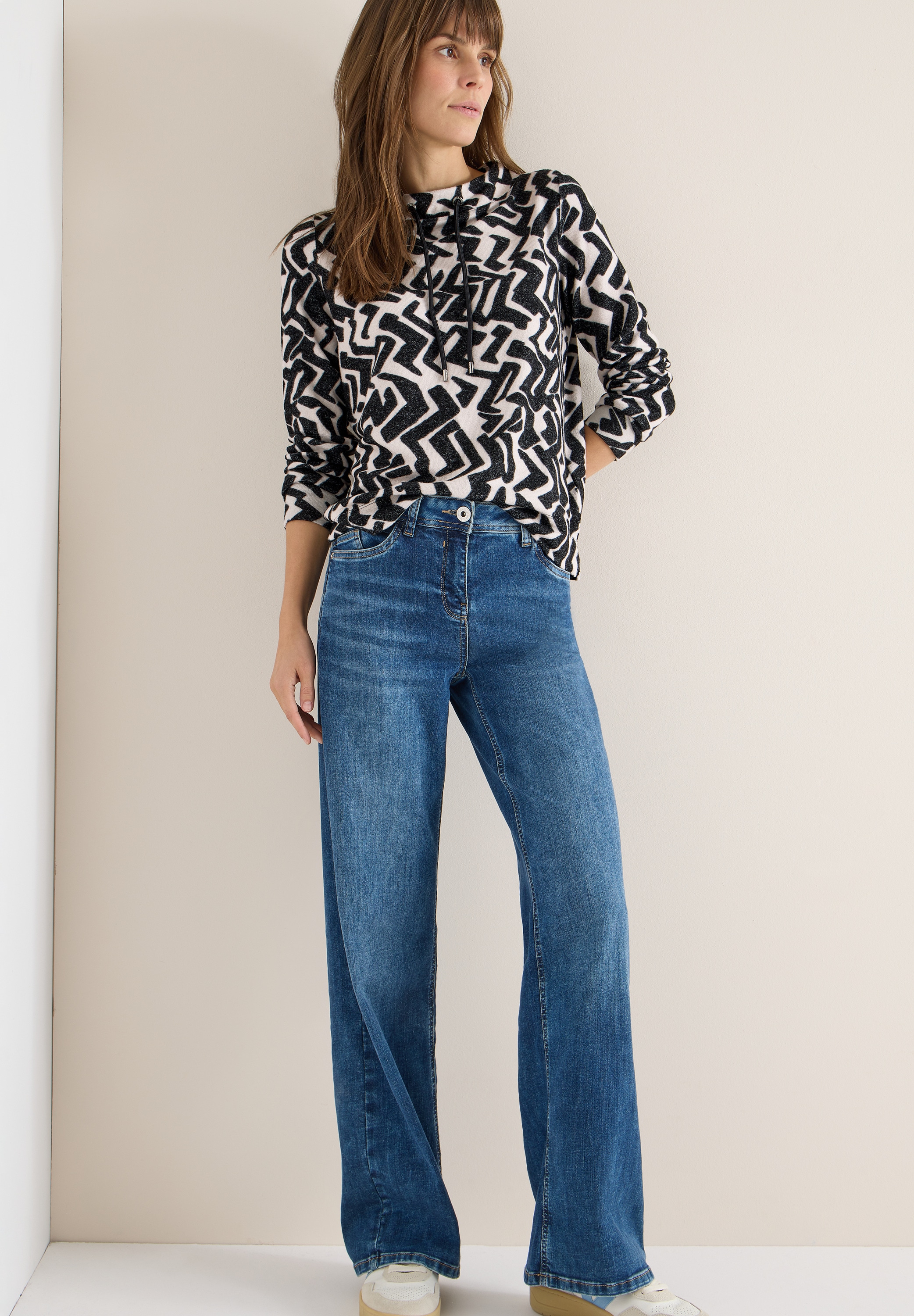 Cecil Stehkragenpullover