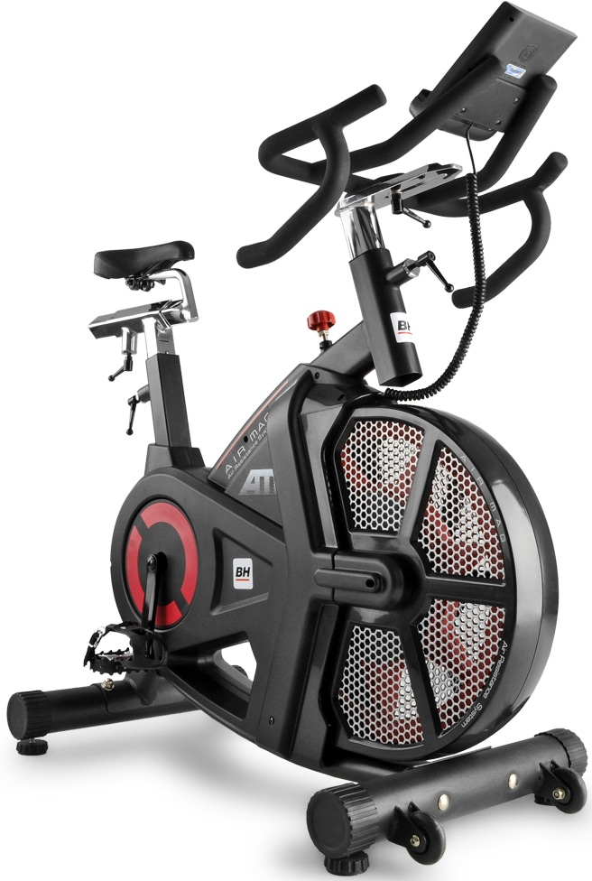 BH Fitness Air Bike »Indoorbike I.AirMag H9122I«, (mit Tablet-Halterung), Schwungmasse ca. 18 kg, 16 Widerstandsstufen
