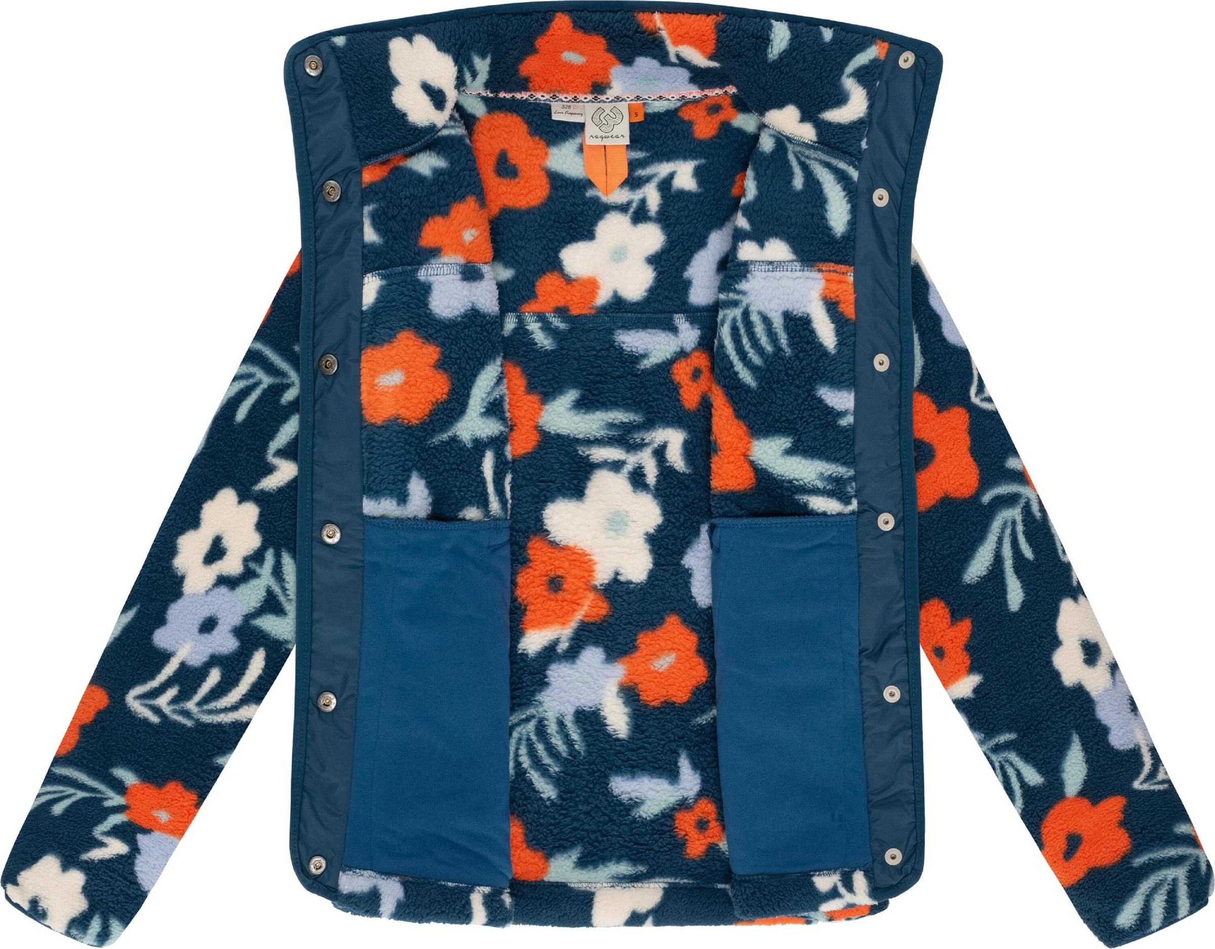 Ragwear Kapuzensweatjacke »Plüschjacke Appopis Print«