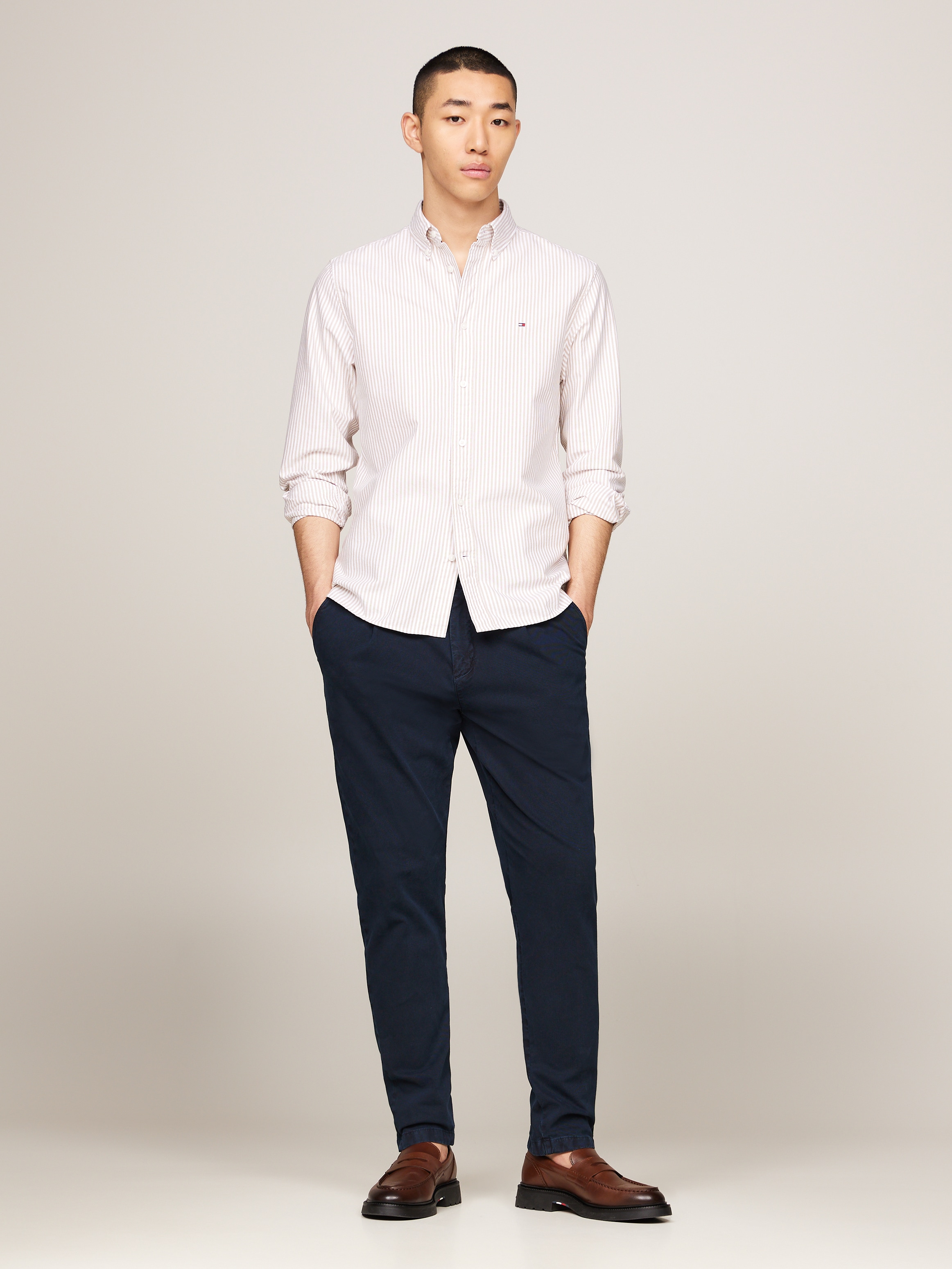 Tommy Hilfiger Langarmhemd »HERITAGE OXFORD STRIPE RF SHIRT«