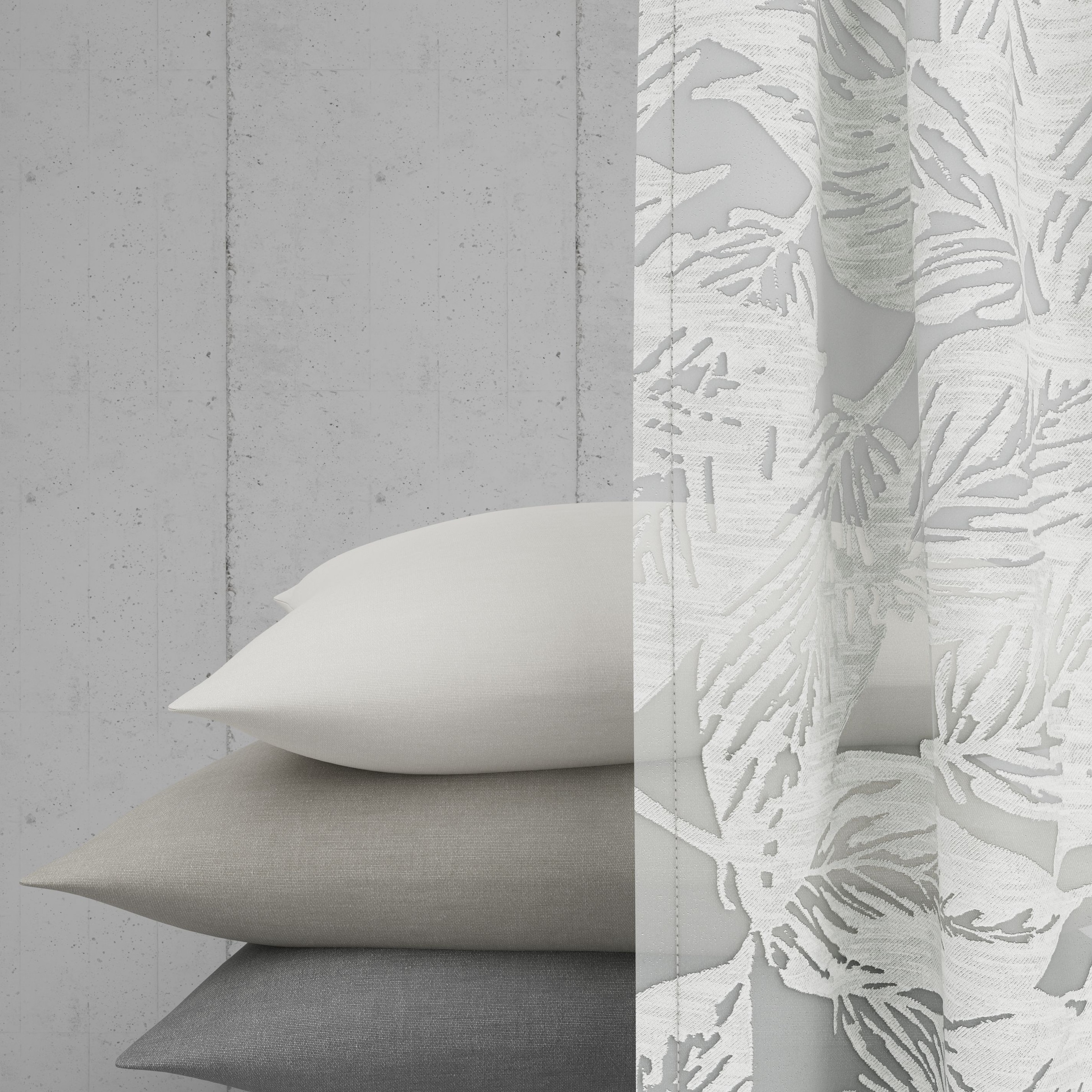 Neutex for you! Vorhang »HANNA« Multifunktionsband 1 Stk. tlg. Ausbrenner mit floraler Blattstruktur