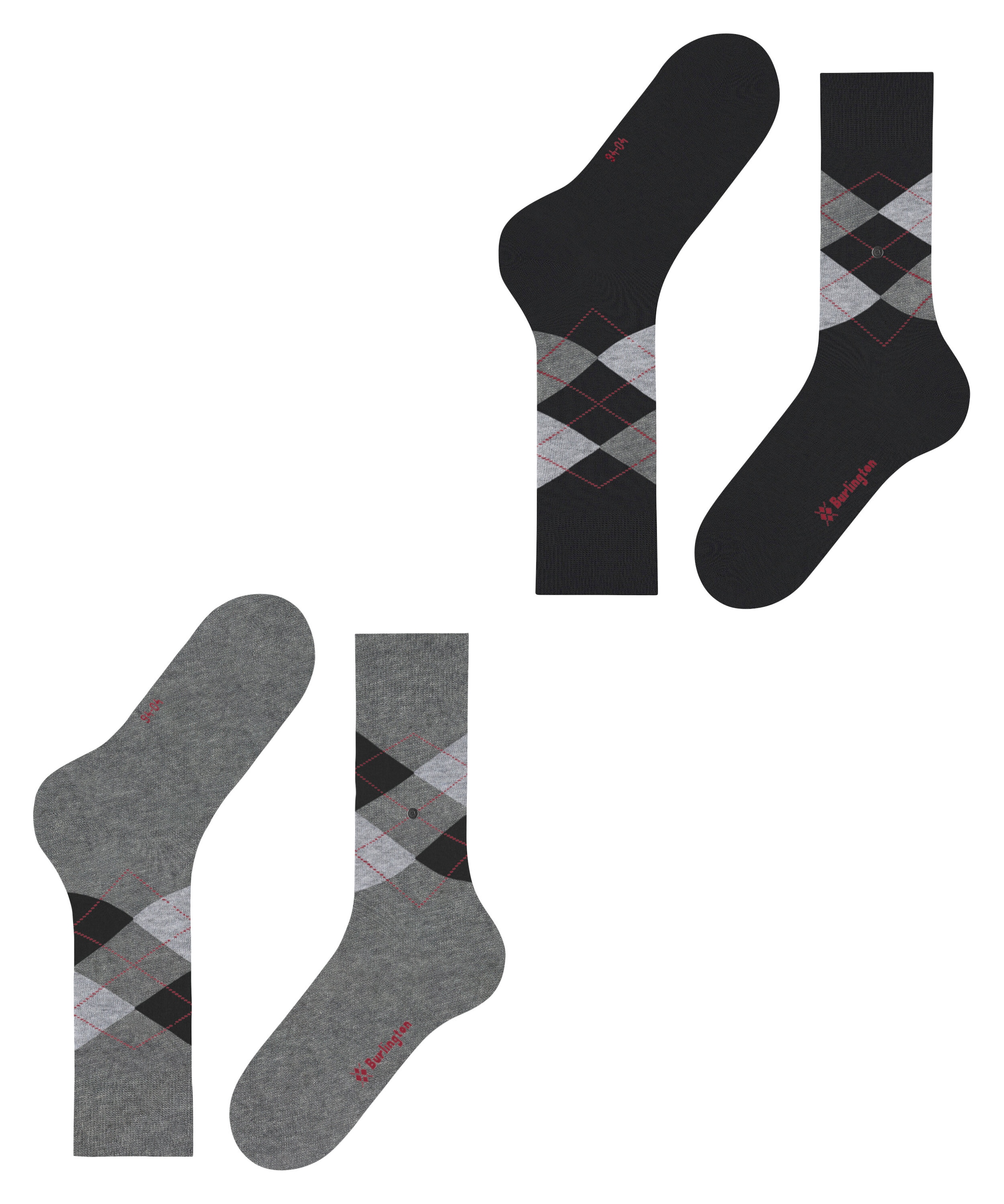 Burlington Socken »Everyday Argyle 2er-Pack« 2er Pack,  atmungsaktiv