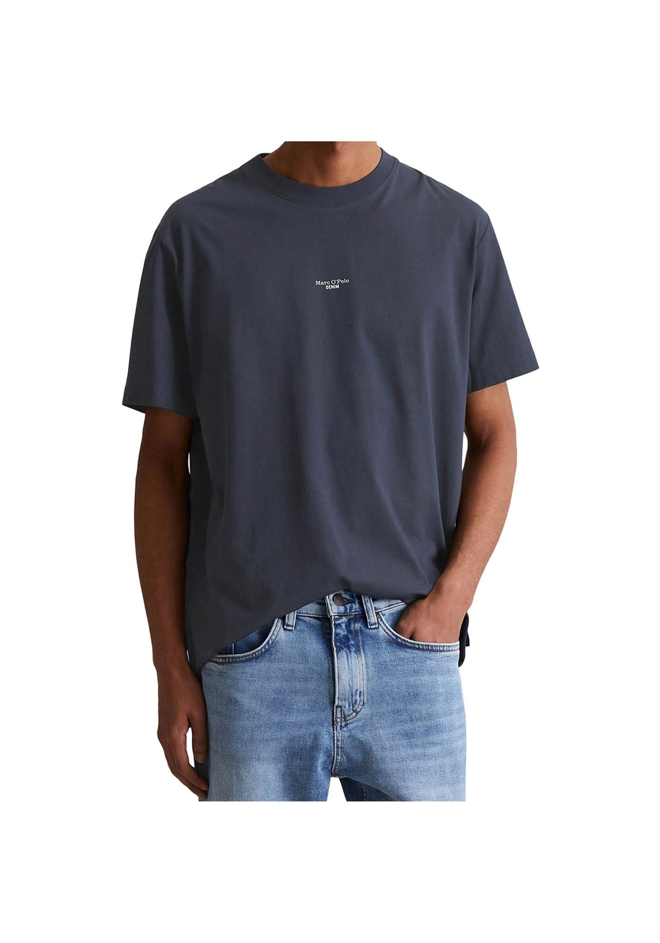 Marc O'Polo DENIM T-Shirt »T-Shirt T-Shirt, SSL, Logo Print, Relax 2er Pack« 2