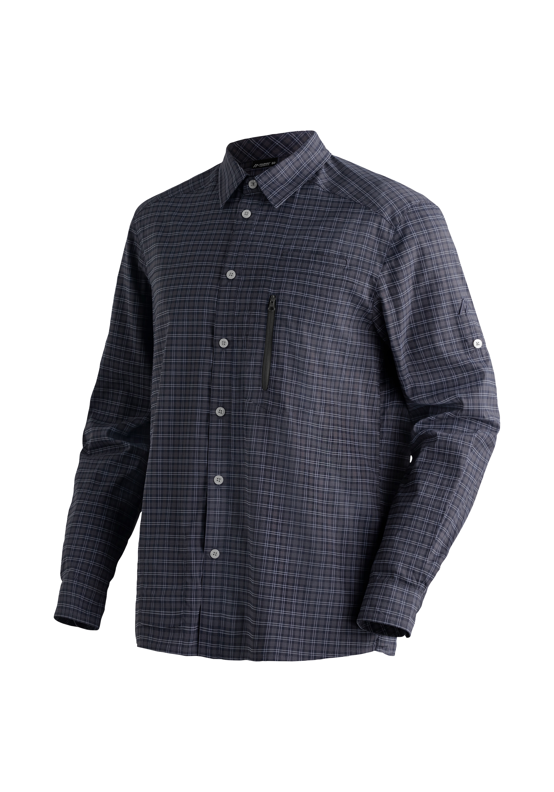 Maier Sports Funktionshemd »Mats L/S«, langarm Herrenhemd für Wandern, Reise und Freizeit