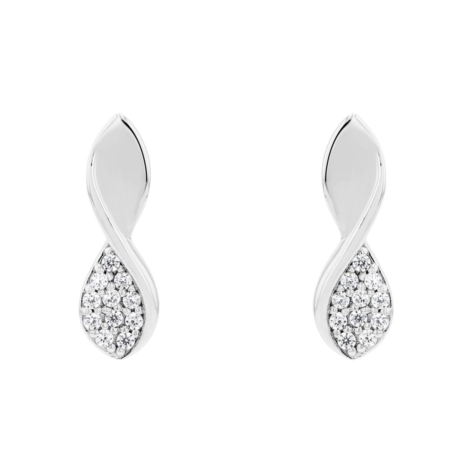 Amor Paar Ohrstecker »Schmuck Geschenk« mit Zirkonia (synth.)