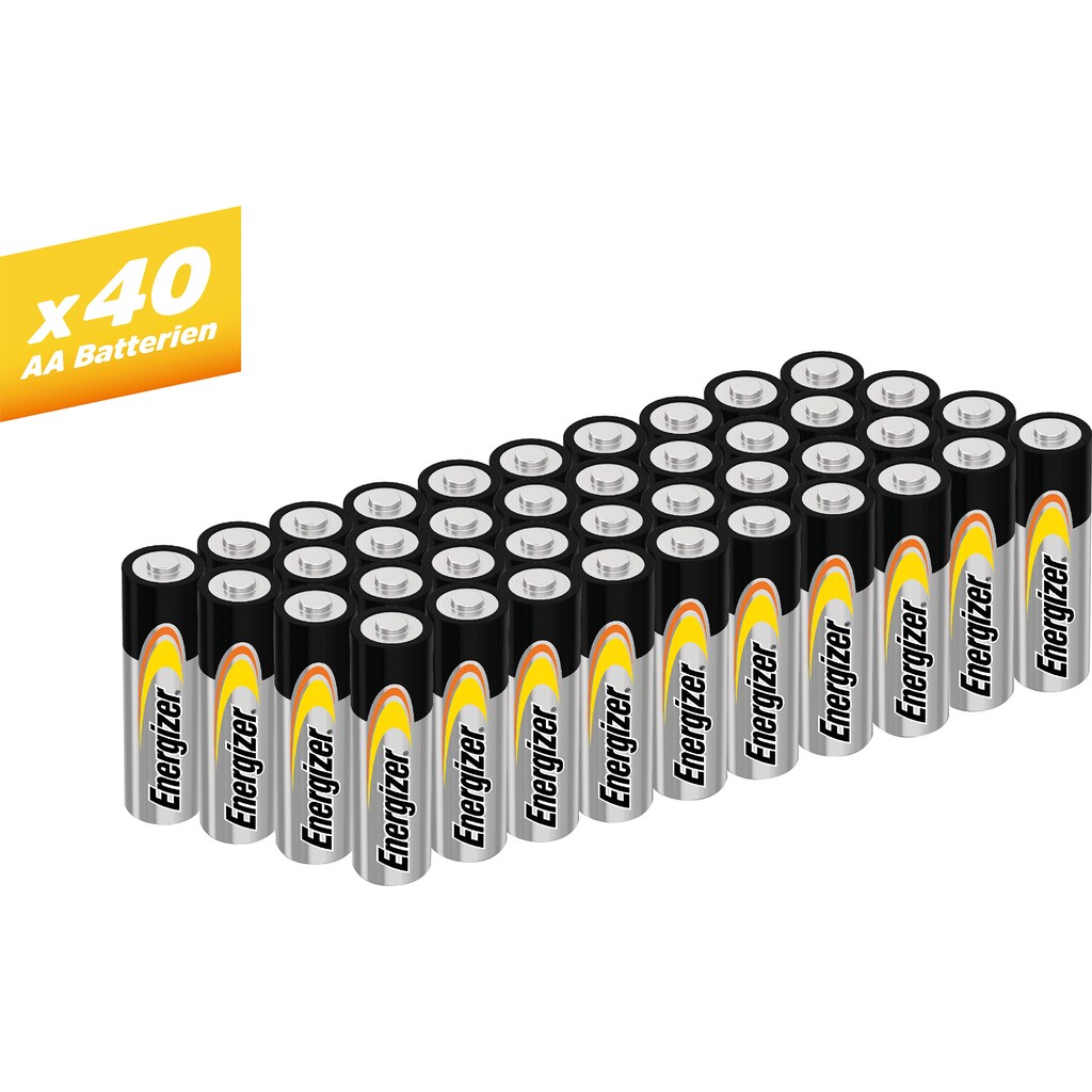 Energizer Batterie »40er Pack Alkaline Power Mignon (AA)«, (40 St.)