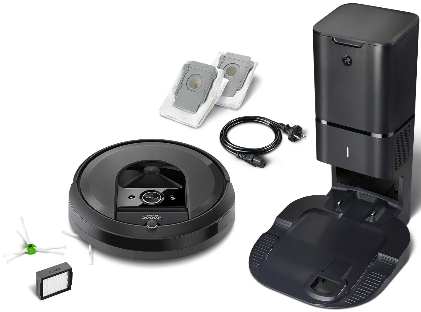 iRobot Saugroboter »Roomba i7+ (i7558+)«, App-/Sprachsteuerung,  Einzelraumkaritierung, Autom. Absaugstation jetzt online bei OTTO