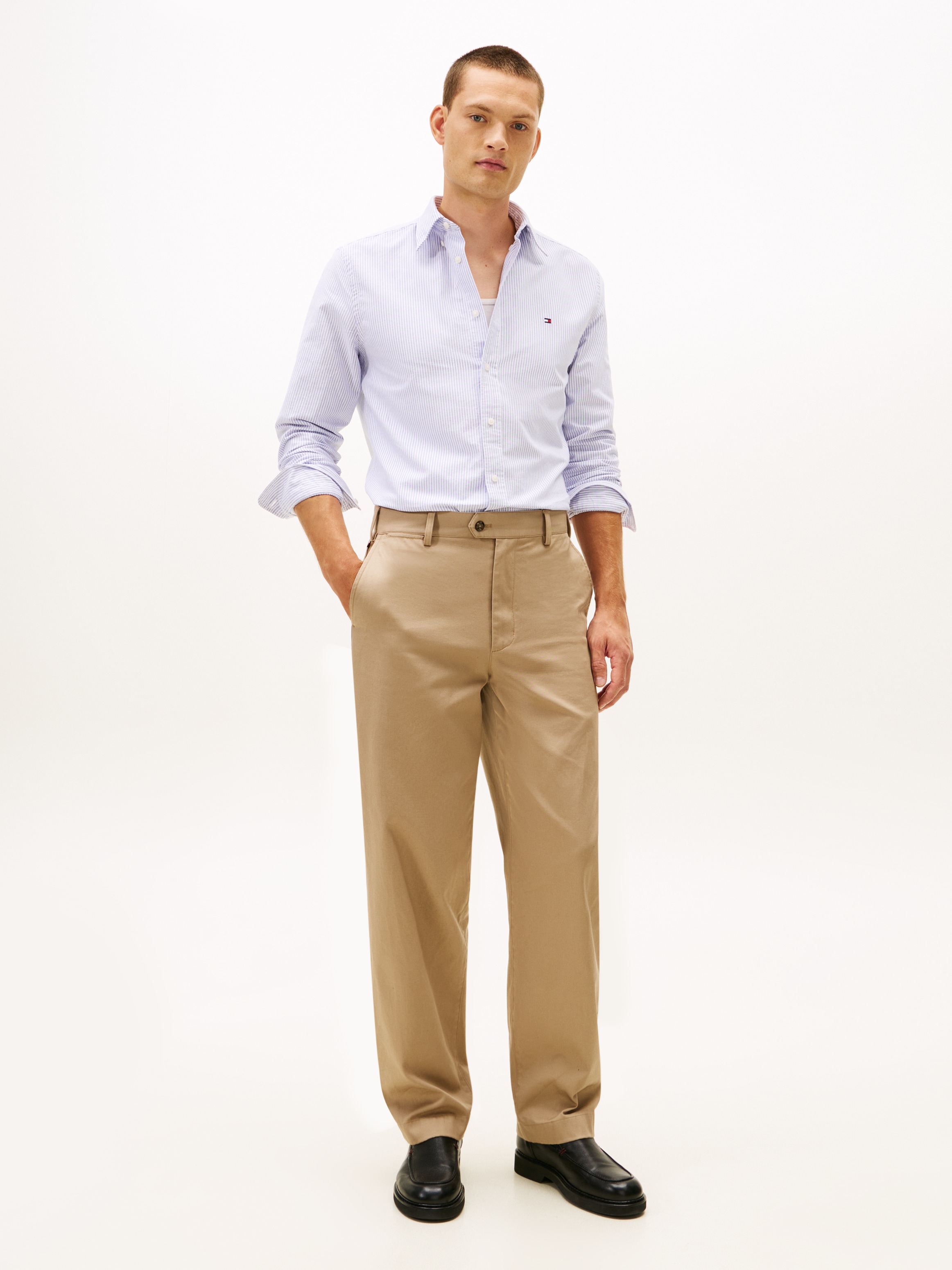 Tommy Hilfiger Langarmhemd »HERITAGE OXFORD STRIPE Regular Fit SHIRT«