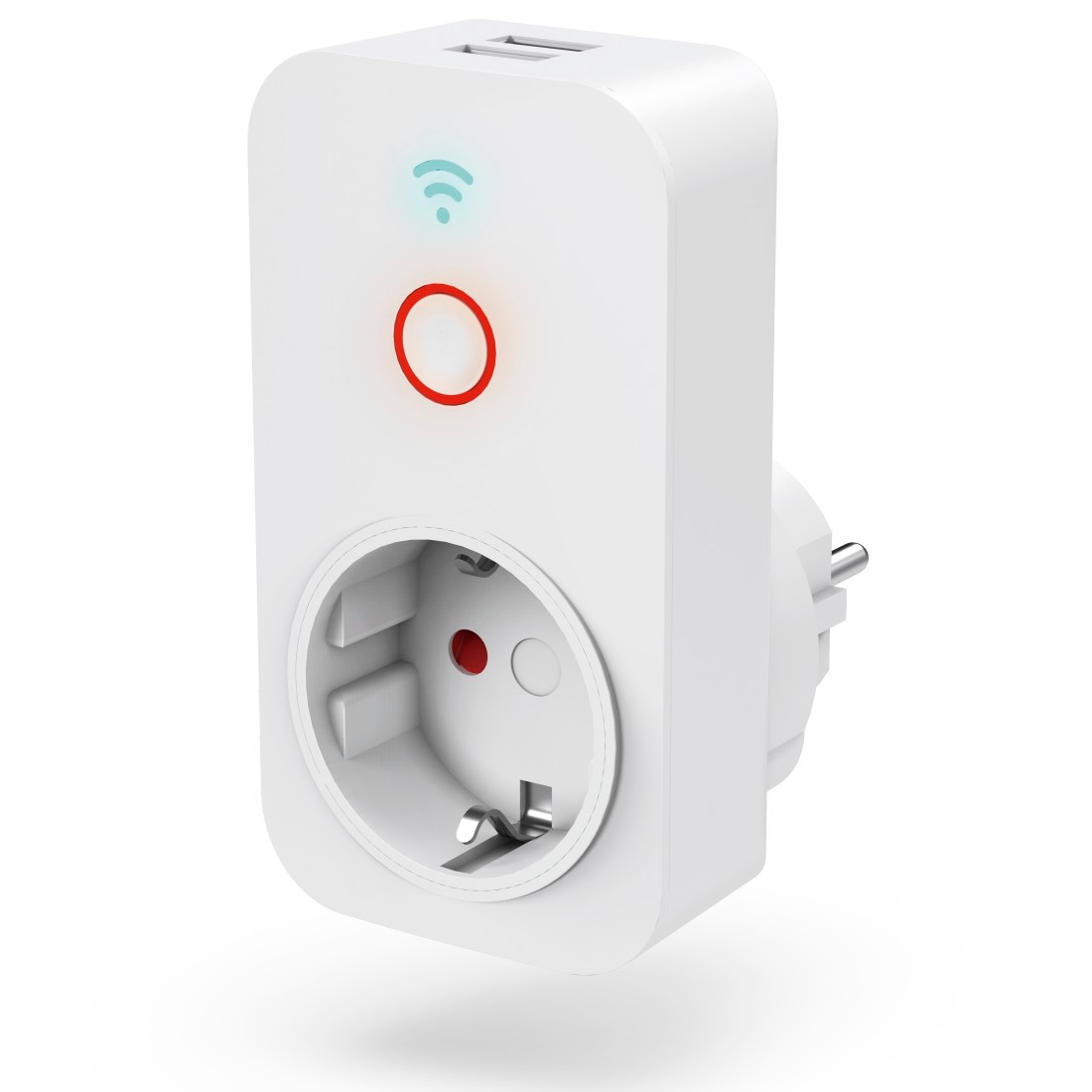 Hama Funksteckdose »WLAN Steckdose, 2x USB-A, per Sprache/App steuern, 2300W, 10A«