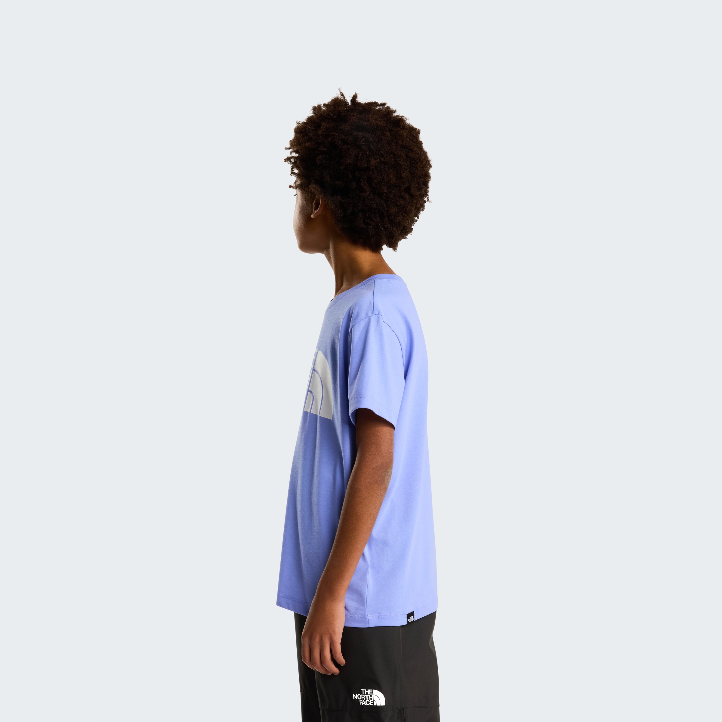 The North Face T-Shirt »TEEN EASY REGULAR SS TEE« für Jugendliche, sportlicher Stil, Kurzarm, Rundhalsausschnitt