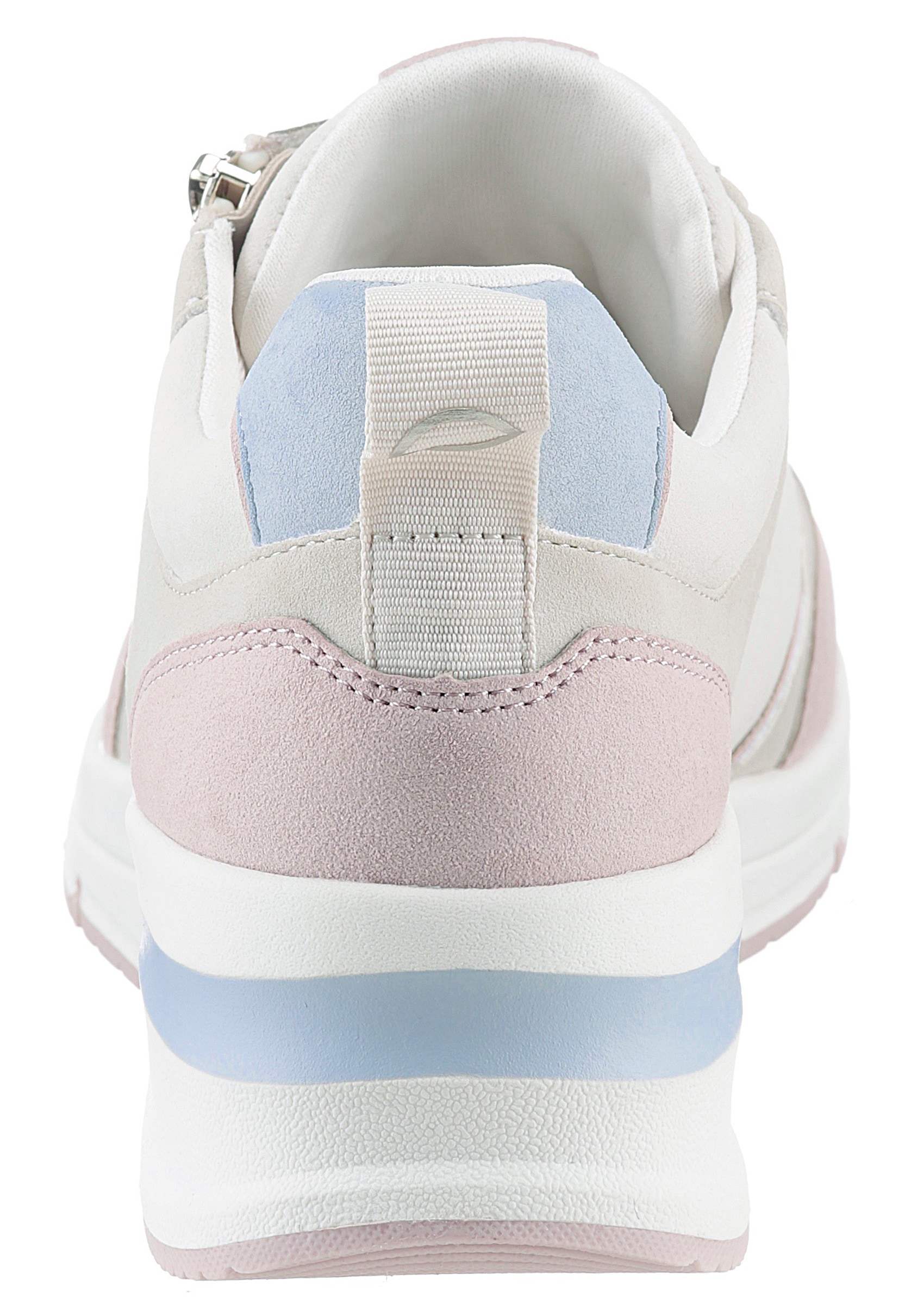 Tamaris Keilsneaker, Freizeitschuh, Halbschuh, Schnürschuh mit Außenreißverschluss