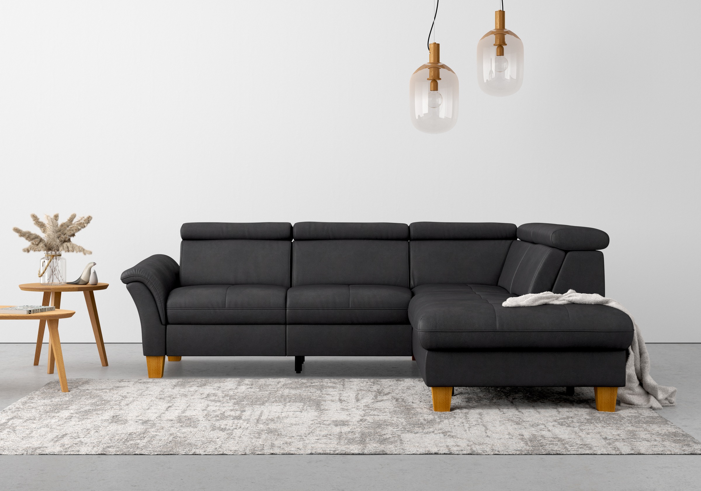 Home affaire Ecksofa »Lindgren L-Form«, wahlweise mit TV-Funktion, Stauraum und Kopfteilverstellung