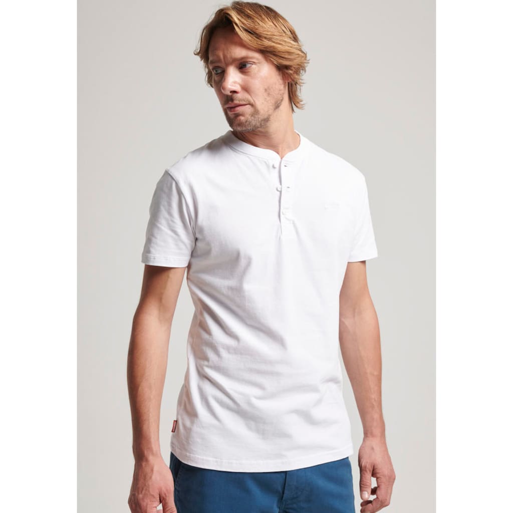Superdry T-Shirt »SD-VINTAGE LOGO EMB S/S HENLEY«