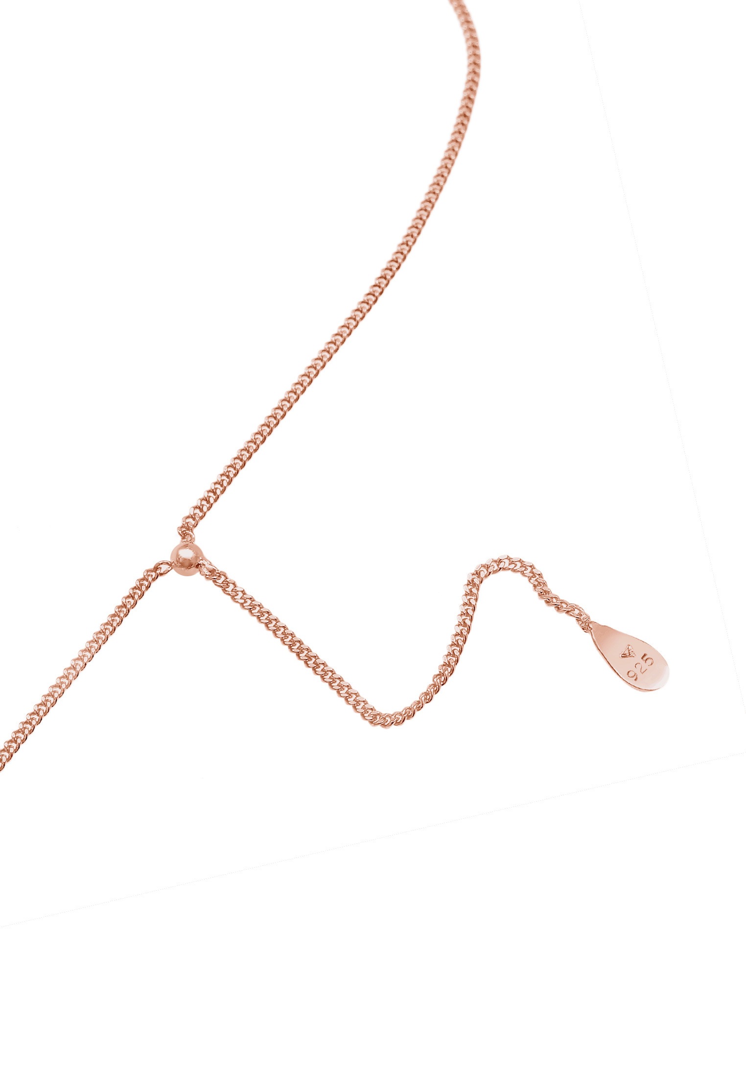 Elli Y-Kette »Halskette Choker Y-kette Tropfen Kugel 925 Silber«