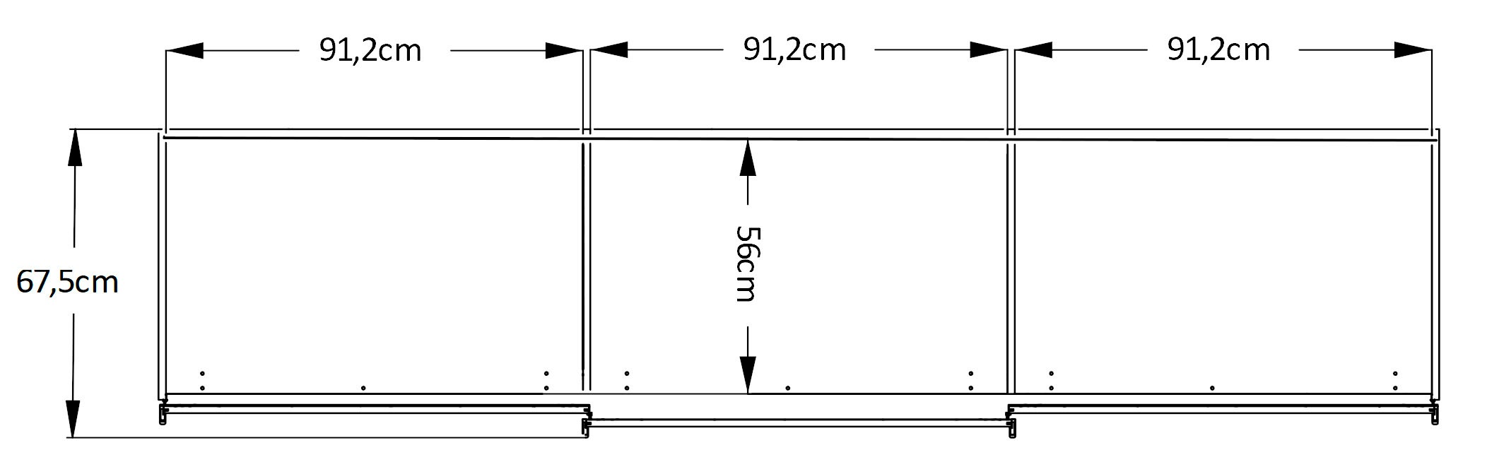 STAUD Schwebetürenschrank »Sinfonie Plus, edles Design in hochwertiger Qualität, Made in Germany« Mit Glasfront und vier verschiedenen Ausstattungsvarianten
