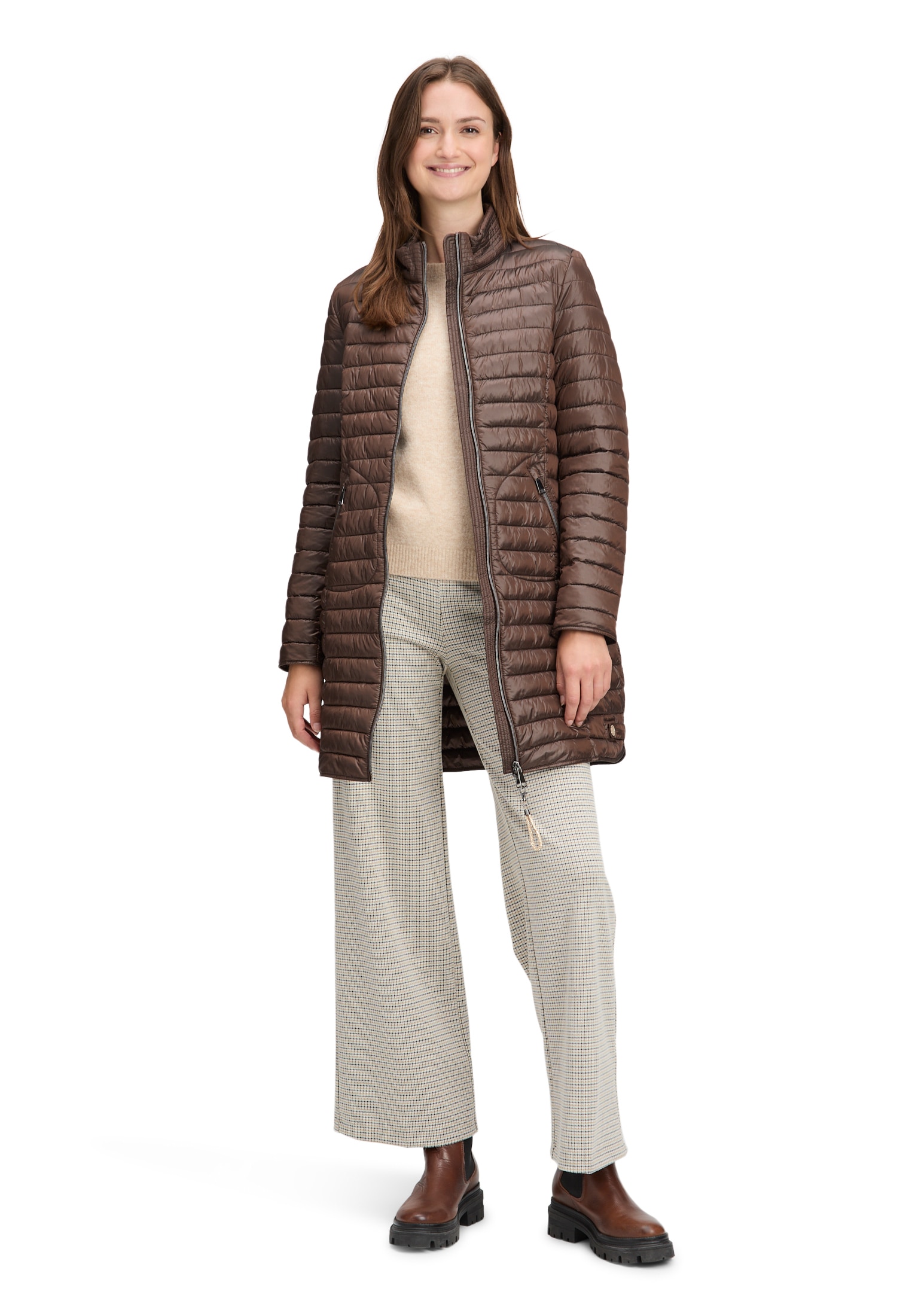 Cartoon Steppjacke »Steppjacke mit Reißverschlusstaschen«