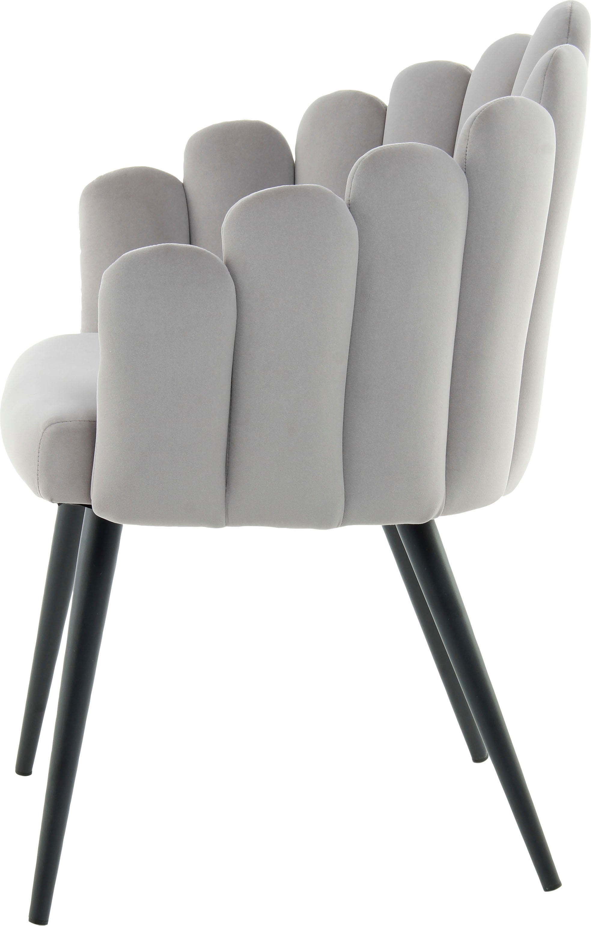 Kayoom Polsterstuhl »Stuhl Jeane 625, mit samtweichem Bezug, bequem und gemütlich« () 1 Stk.samtweicher Bezug, modern, bequem und gemütlich, mit samtweichem Bezug