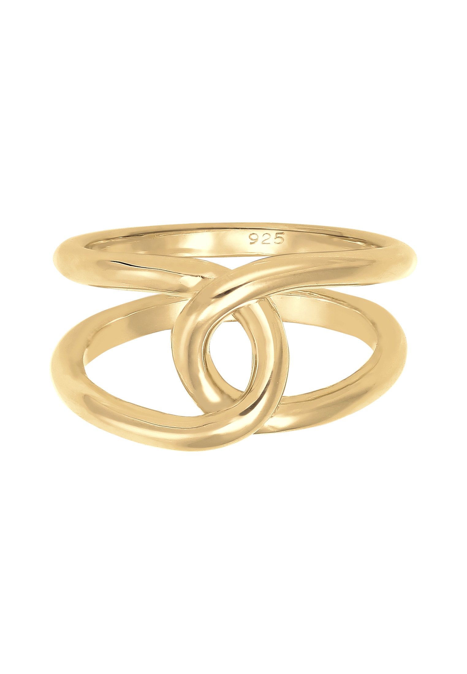 Elli Silberring »Ring Verdreht Schlaufe Trend Casual 925 Silb«