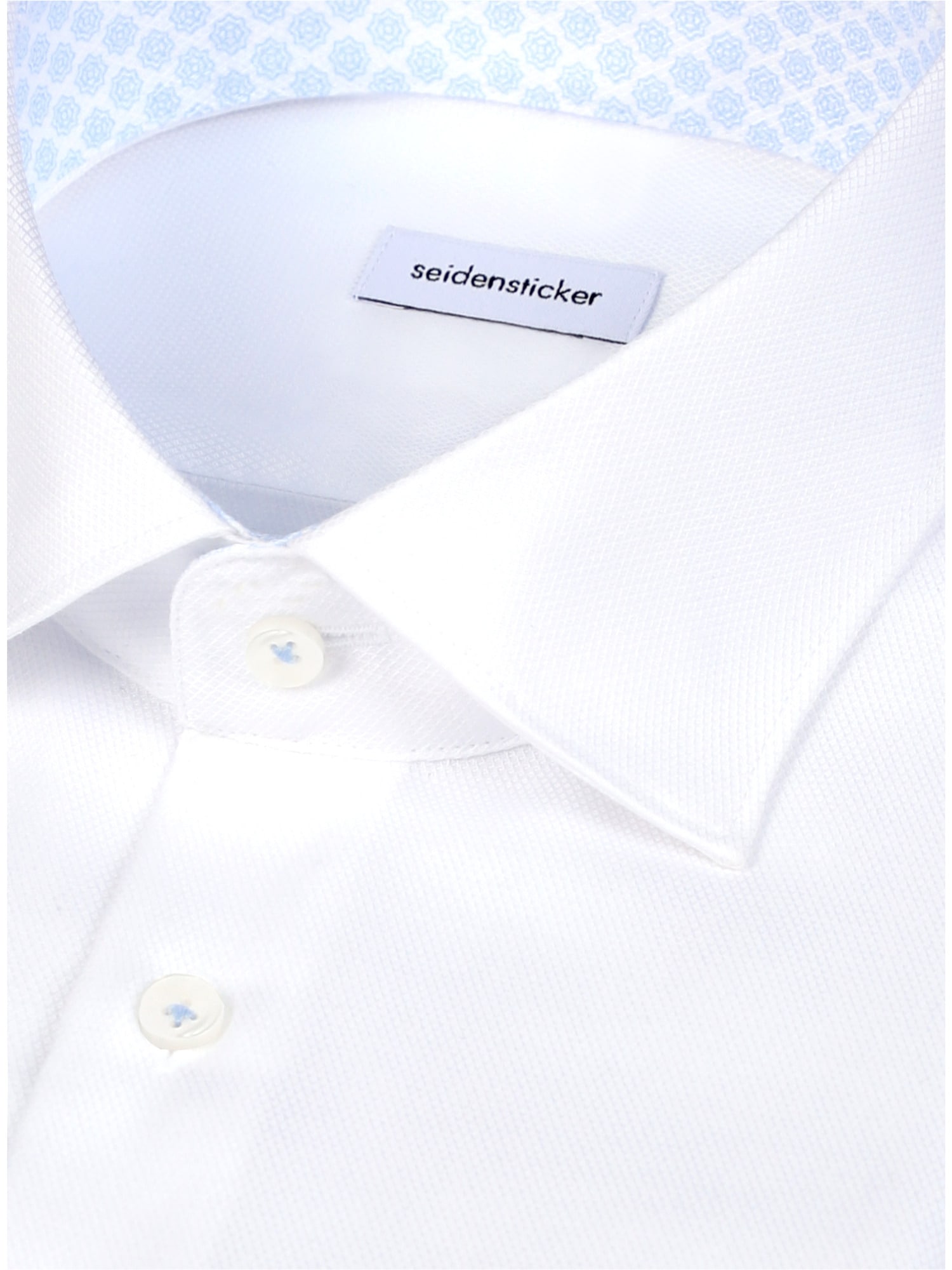 seidensticker Businesshemd »Schwarze Rose« Shaped 1/1 Extra lang Kentkragen Struktur