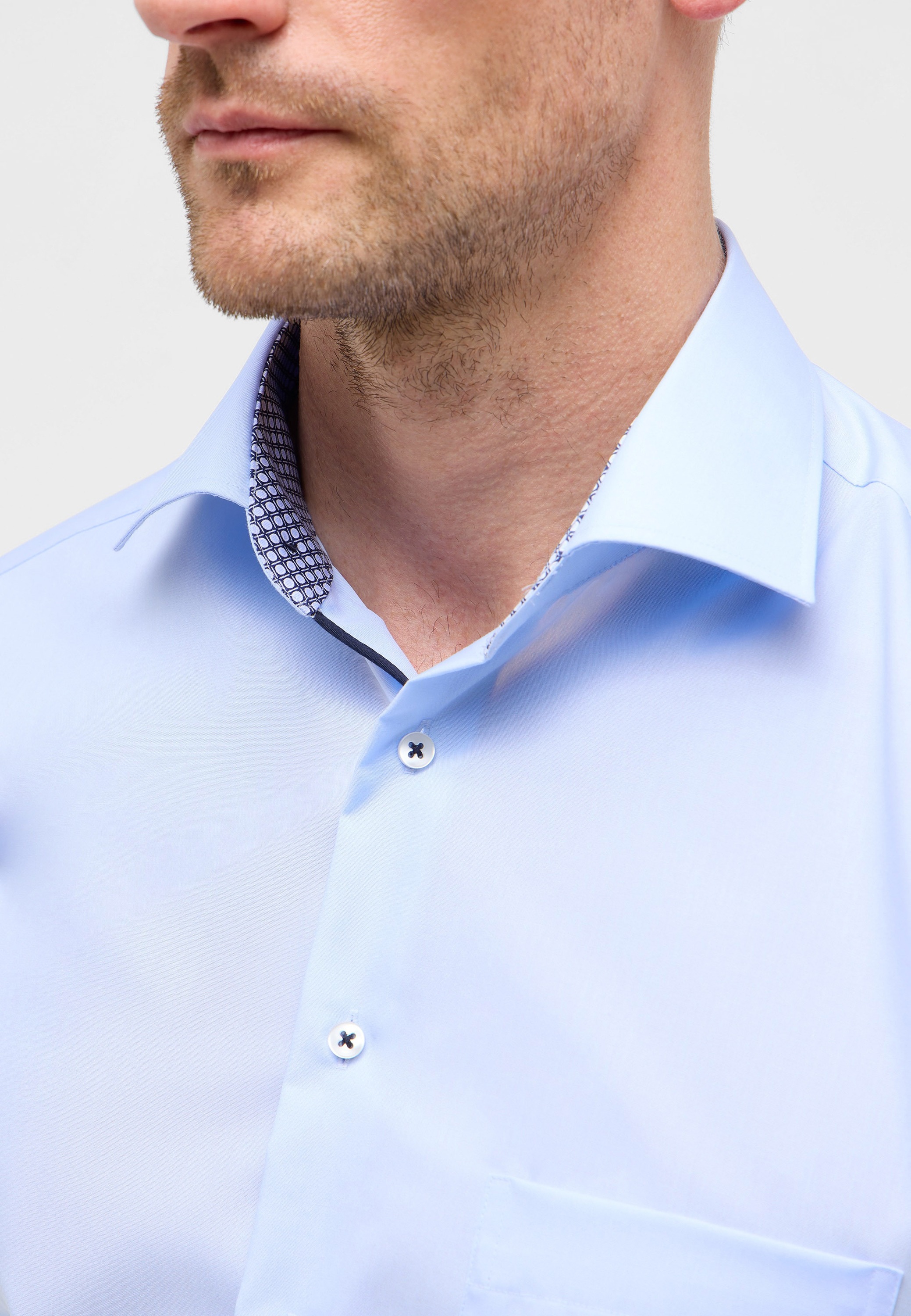 Eterna Langarmhemd »MODERN FIT« NON IRON (bügelfrei)