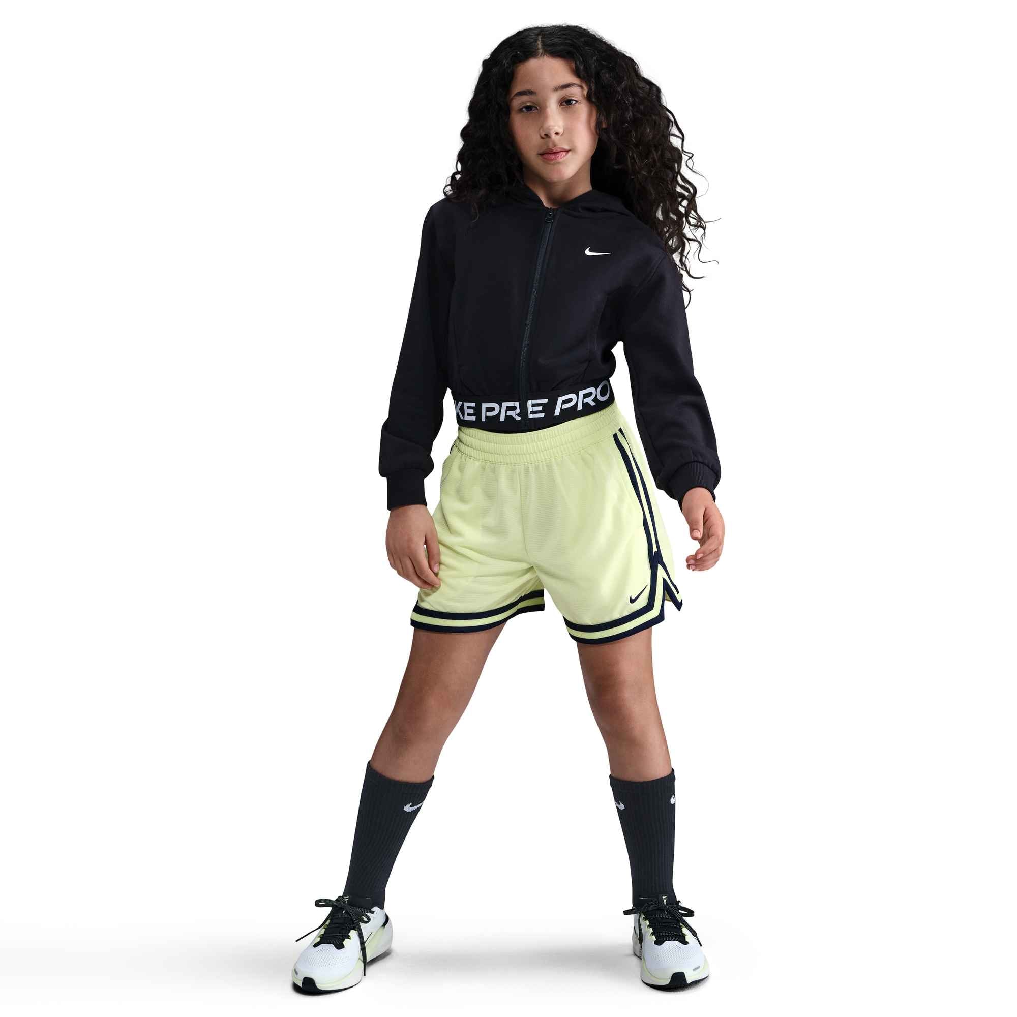 Nike Kapuzensweatjacke »G NP DF FZ FLC HDY« mit Kapuze, aus elastischem, schnell trocknendem Material