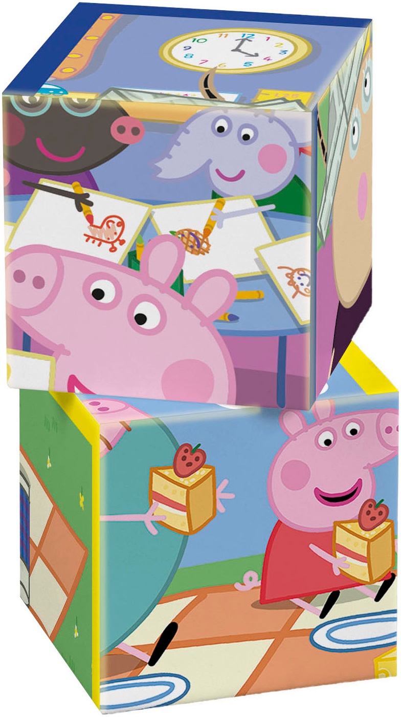 Clementoni® Würfelpuzzle »Peppa Pig«, Made in Europe